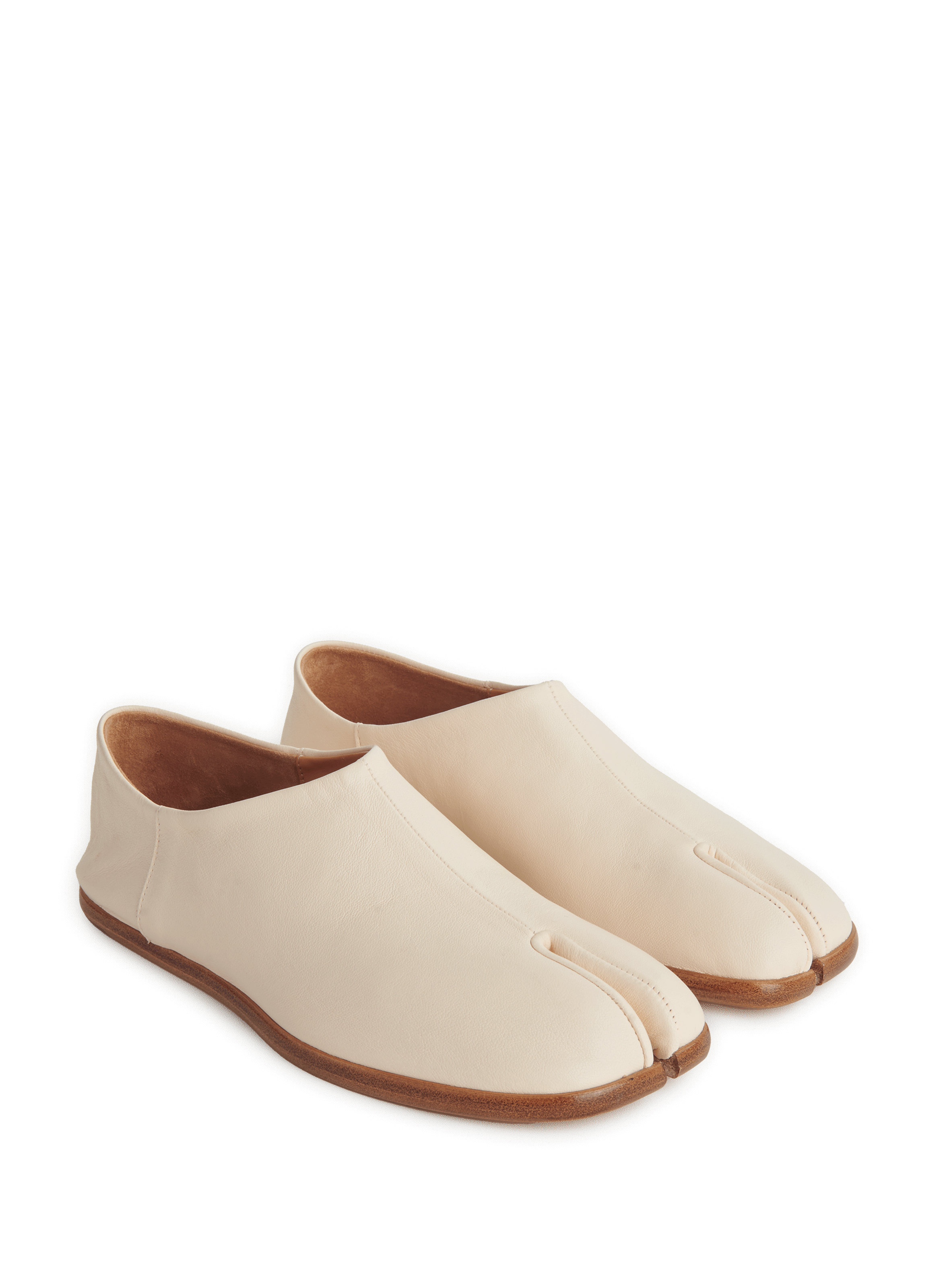 Tabi leather loafers  MAISON MARGIELA Beige