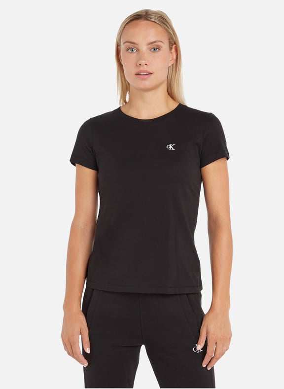T-shirt slim Noir by CALVIN KLEIN CALVIN KLEIN T-shirt slim Noir