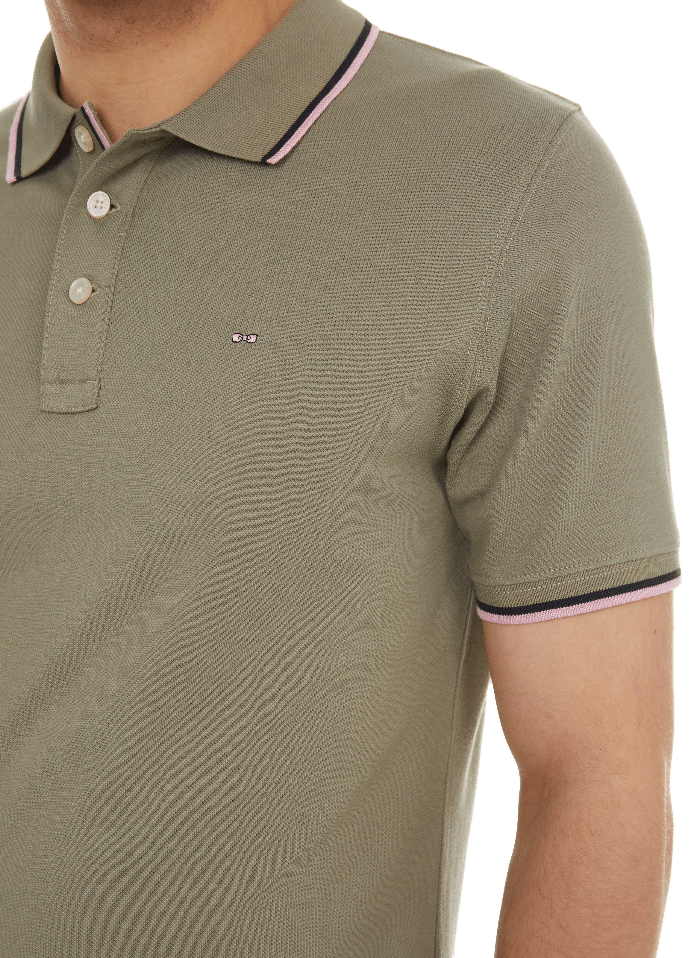 Cotton polo shirt EDEN PARK Khaki