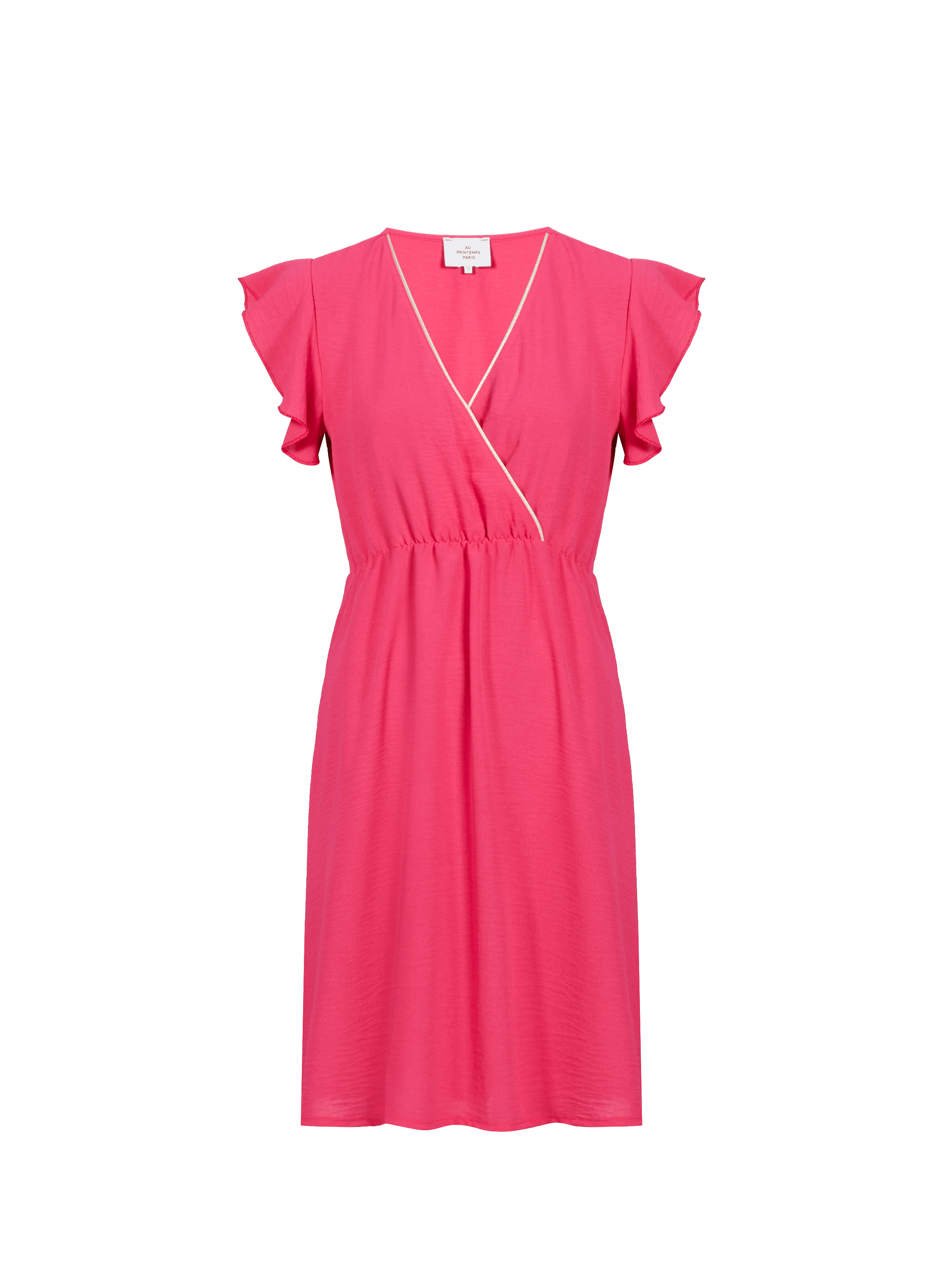 Fitted mini dress AU PRINTEMPS PARIS Pink