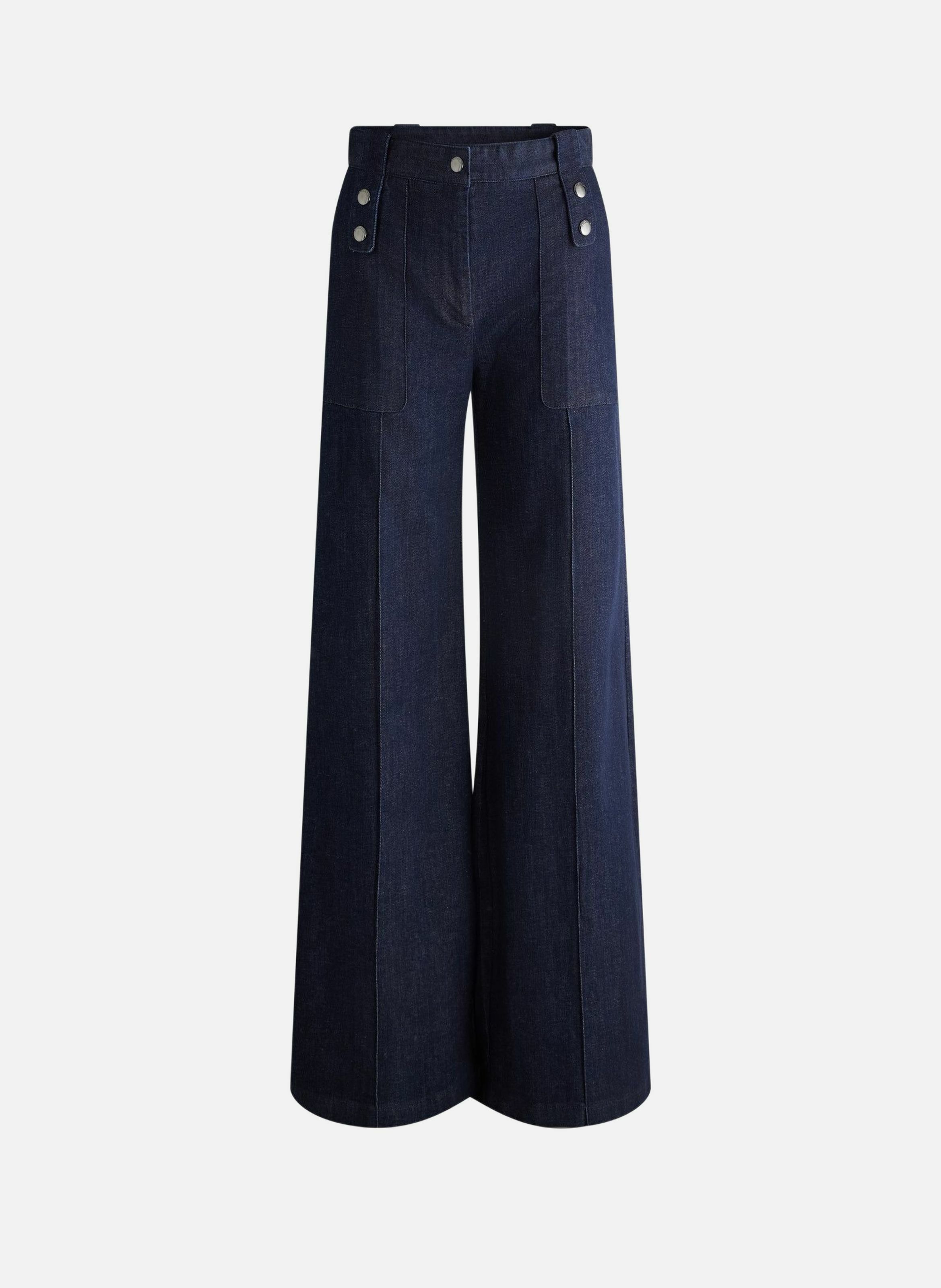 Pantalon noela denim coupe ample FUSALP Bleu