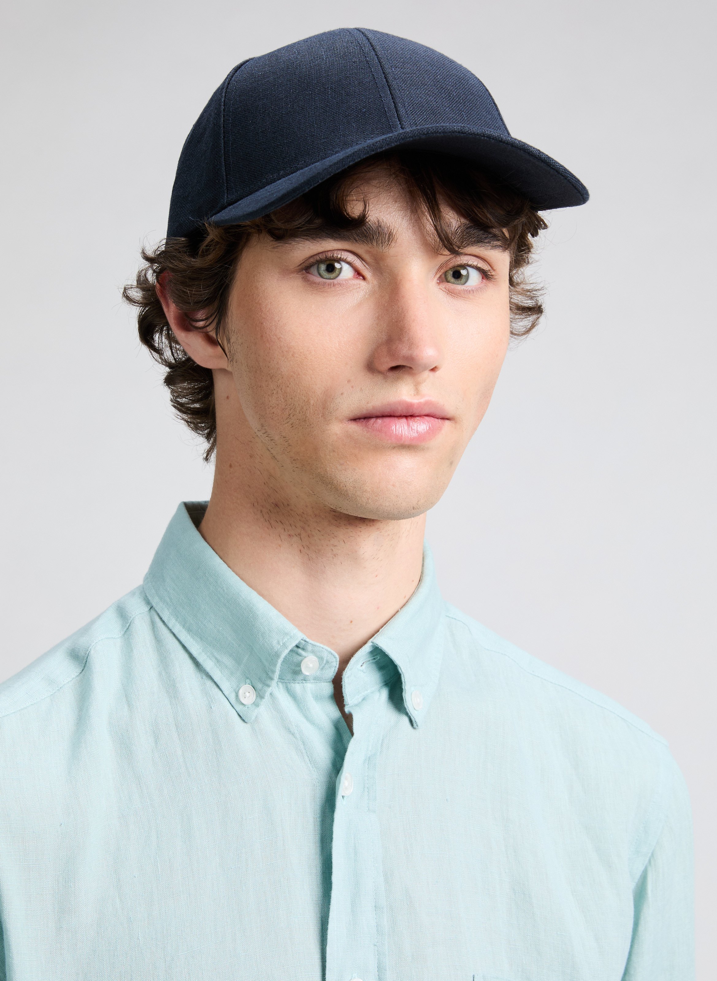 Casquette en lin VARSITY Bleu
