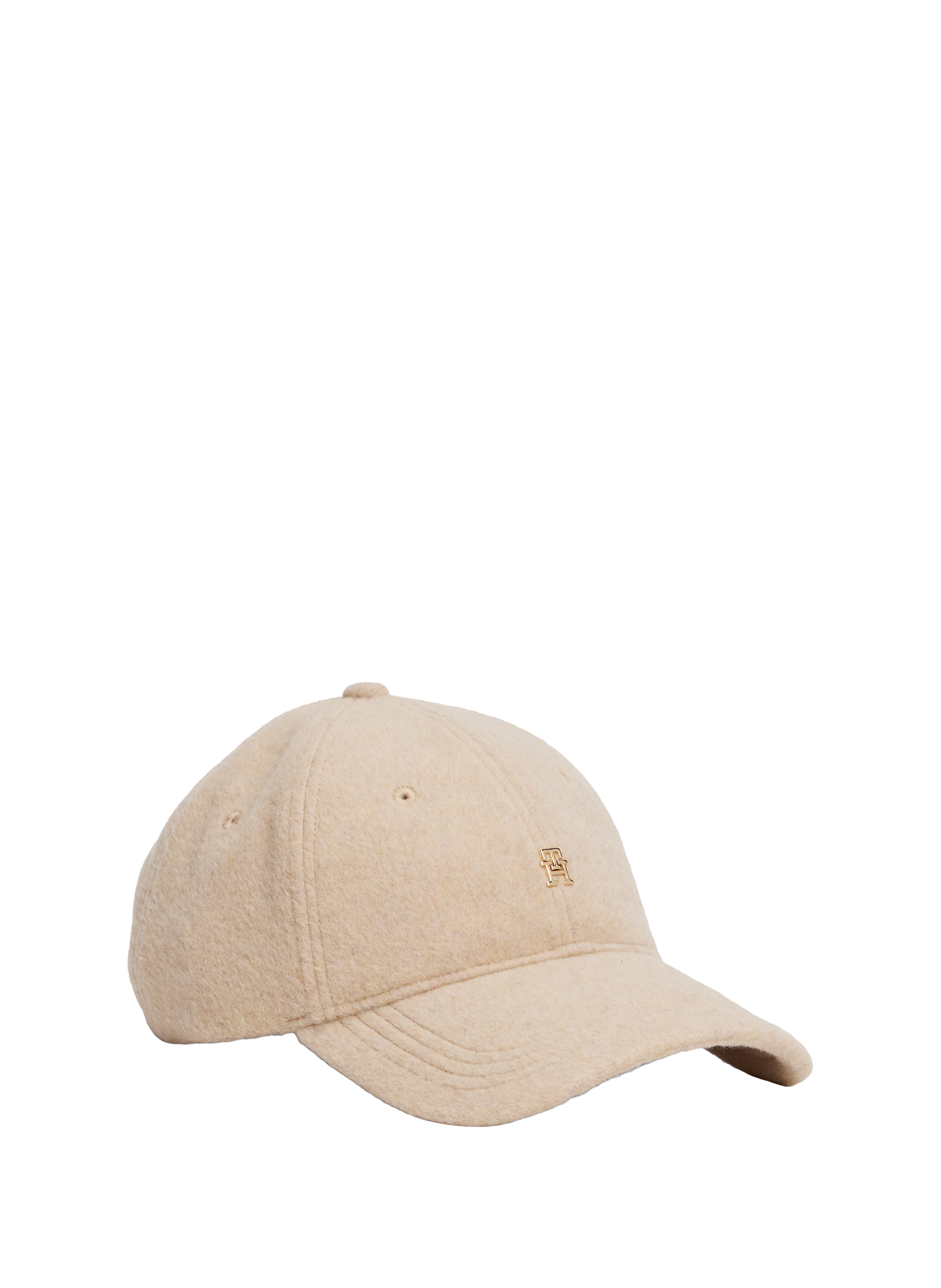 TOMMY HILFIGER Wool baseball cap Beige