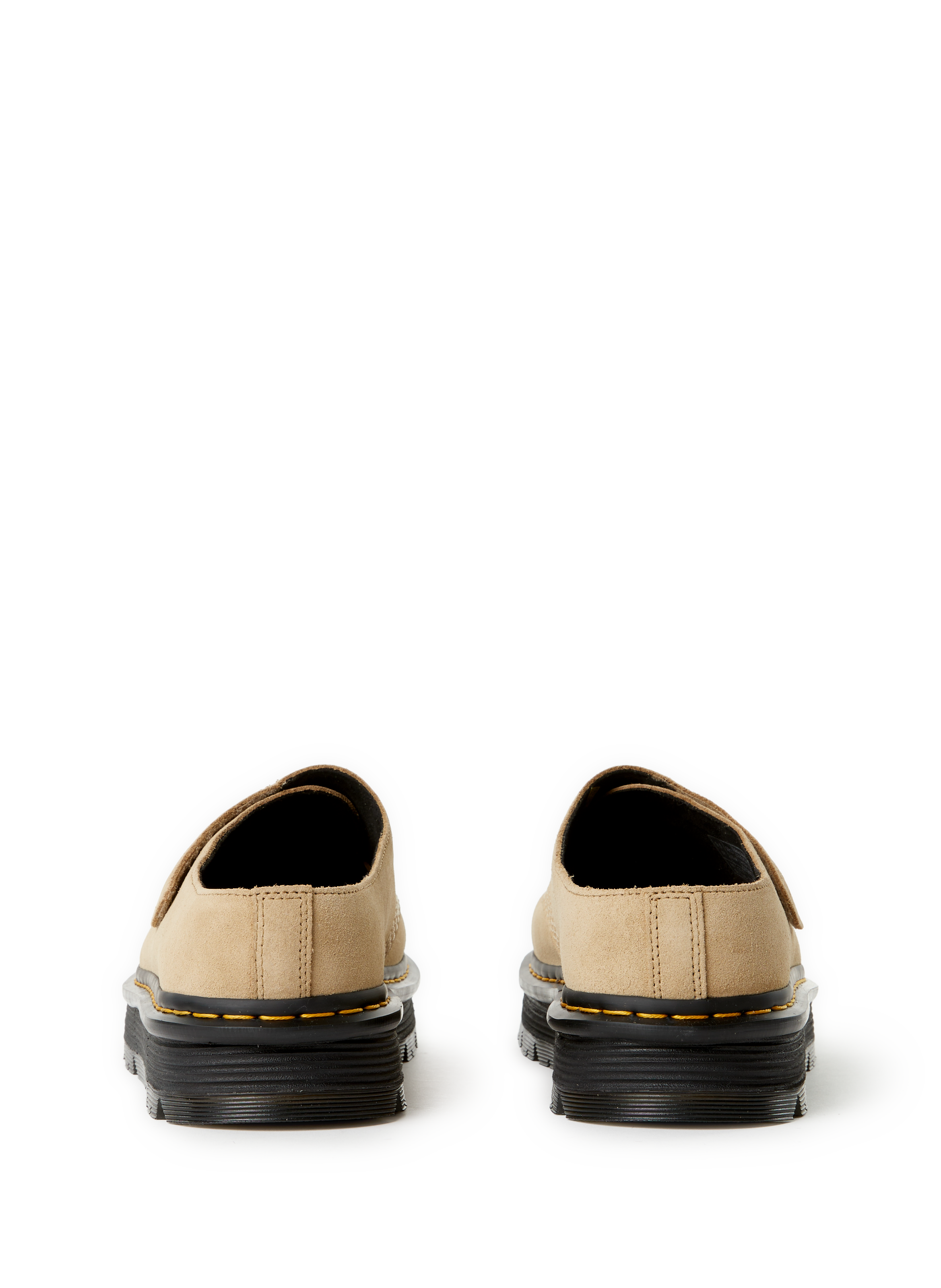 Calfskin Leather Mules DR. MARTENS Beige