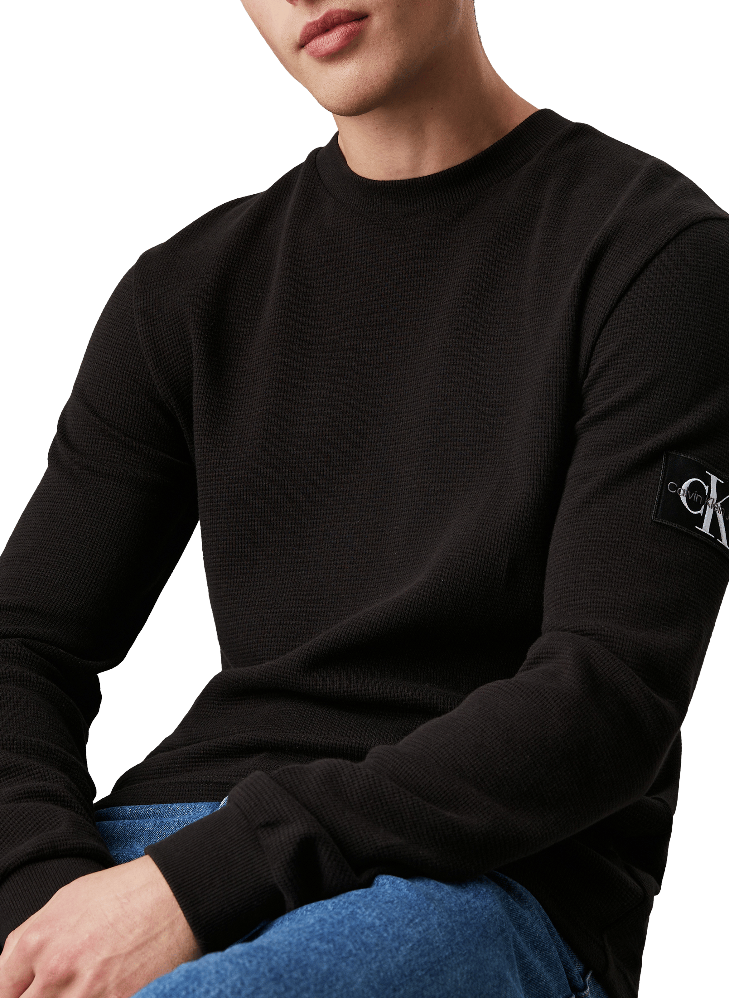 Cotton sweatshirt CALVIN KLEIN Black