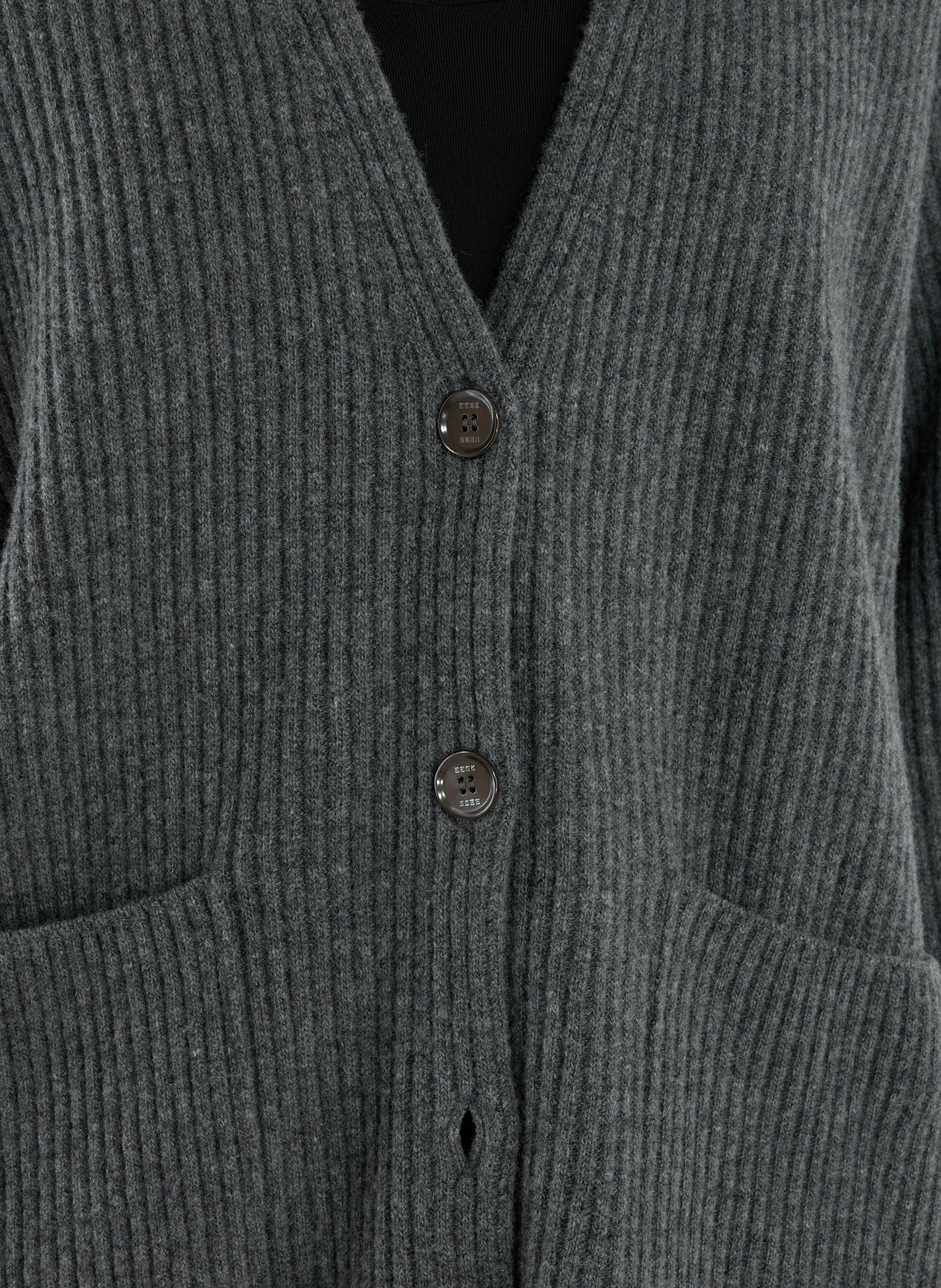 Ribbed cardigan EENK Grey