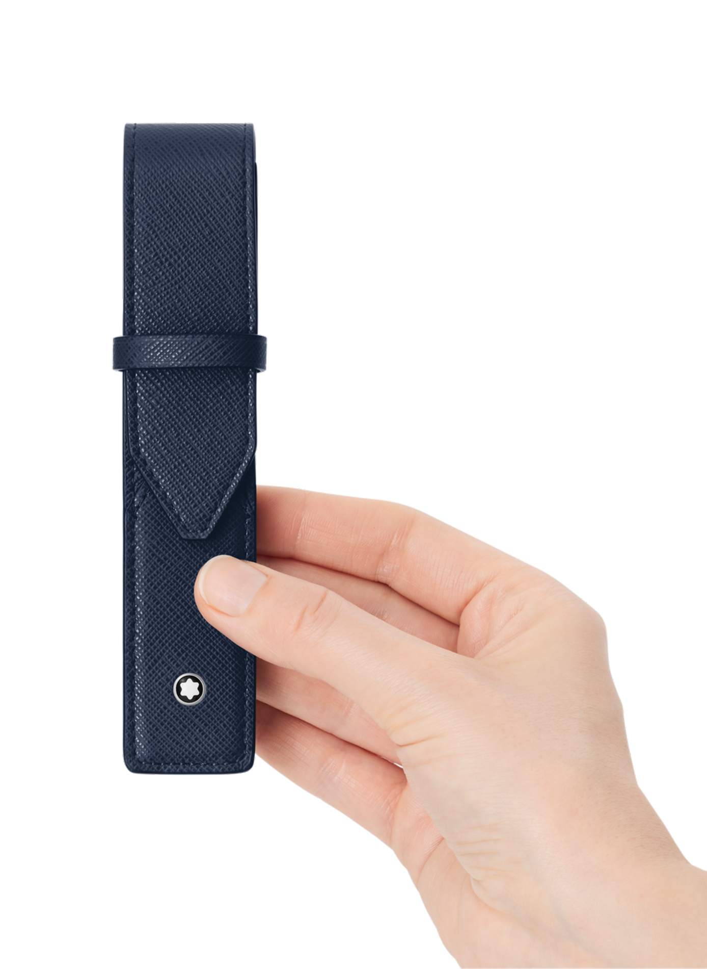 Etui pour stylo en cuir MONTBLANC Bleu