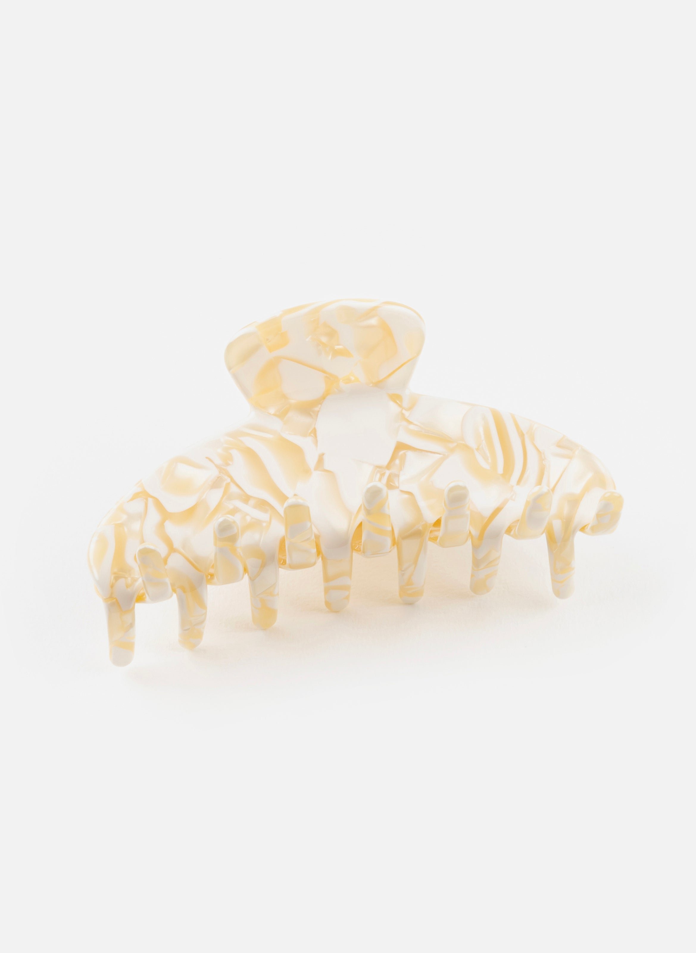 Pince à cheveux en acétate de cellulose BeigeKURAGE GINZA