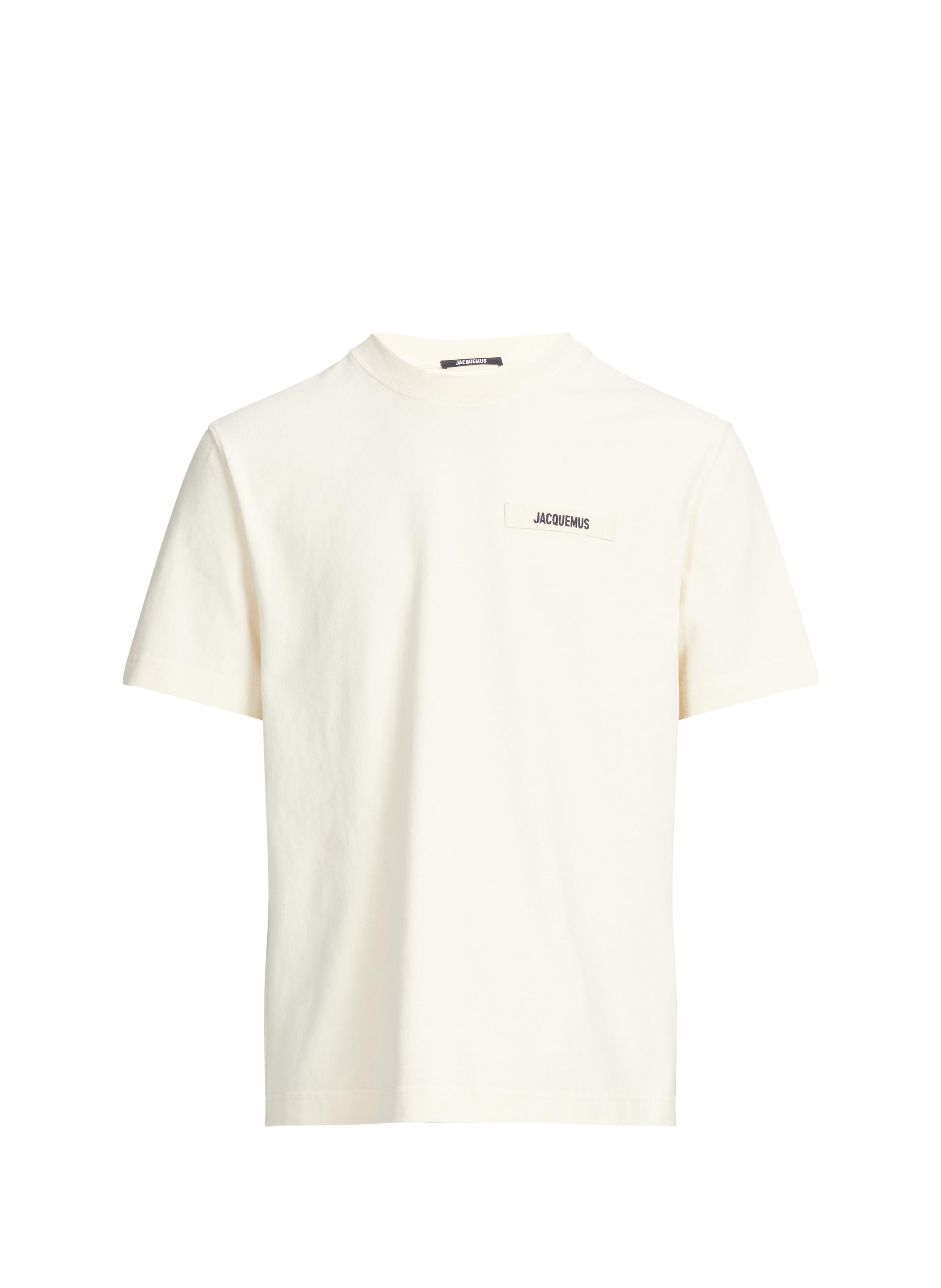 T-shirt droit Gros Grain en coton  JACQUEMUS Beige