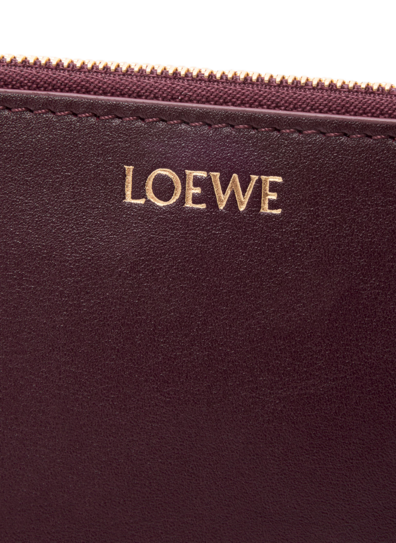 Porte-cartes et monnaie Knot en cuir de veau nappa brillant LOEWE Multicolore