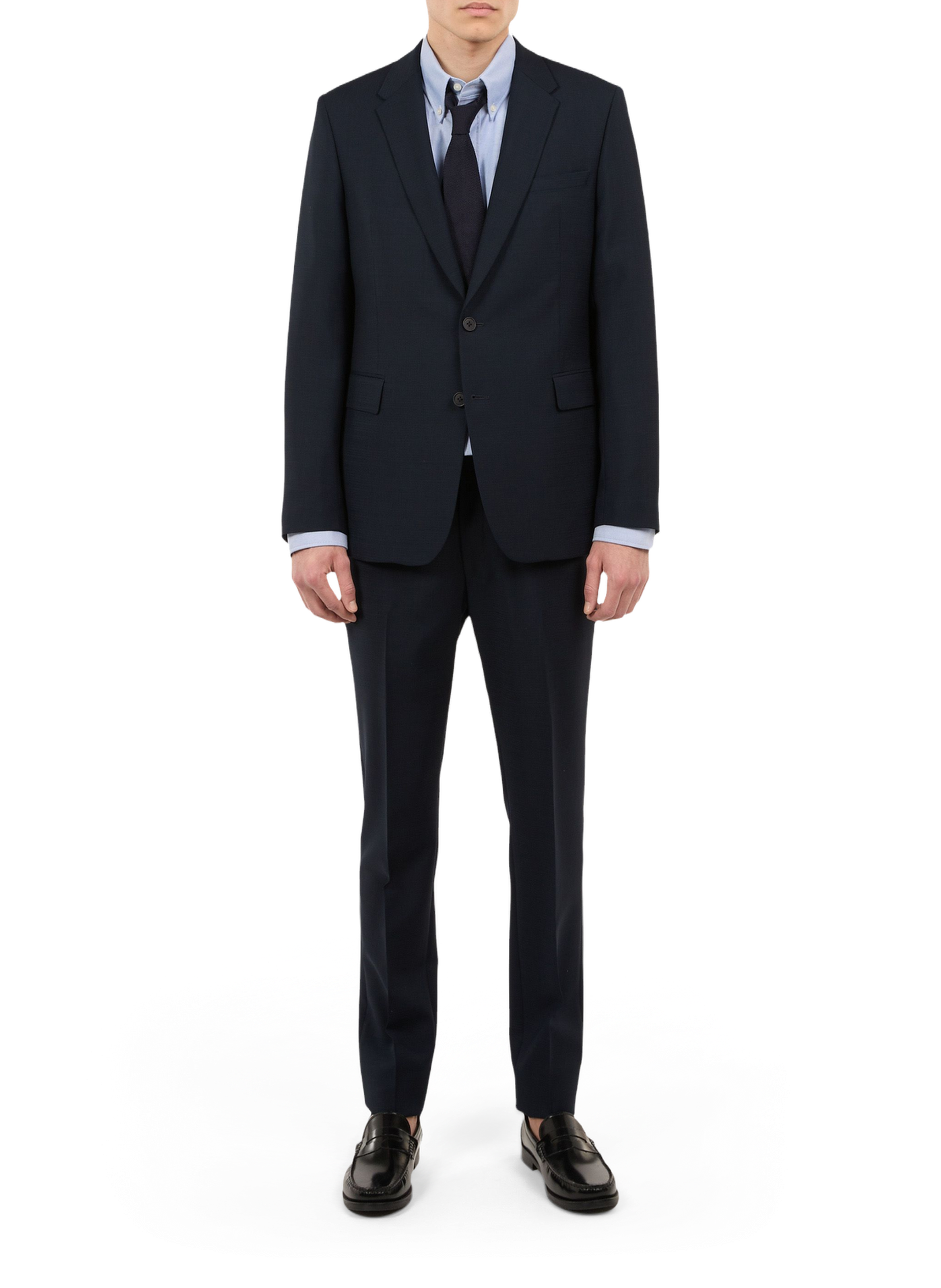 Hilm wool and mohair trousers SAISON 1865 Blue