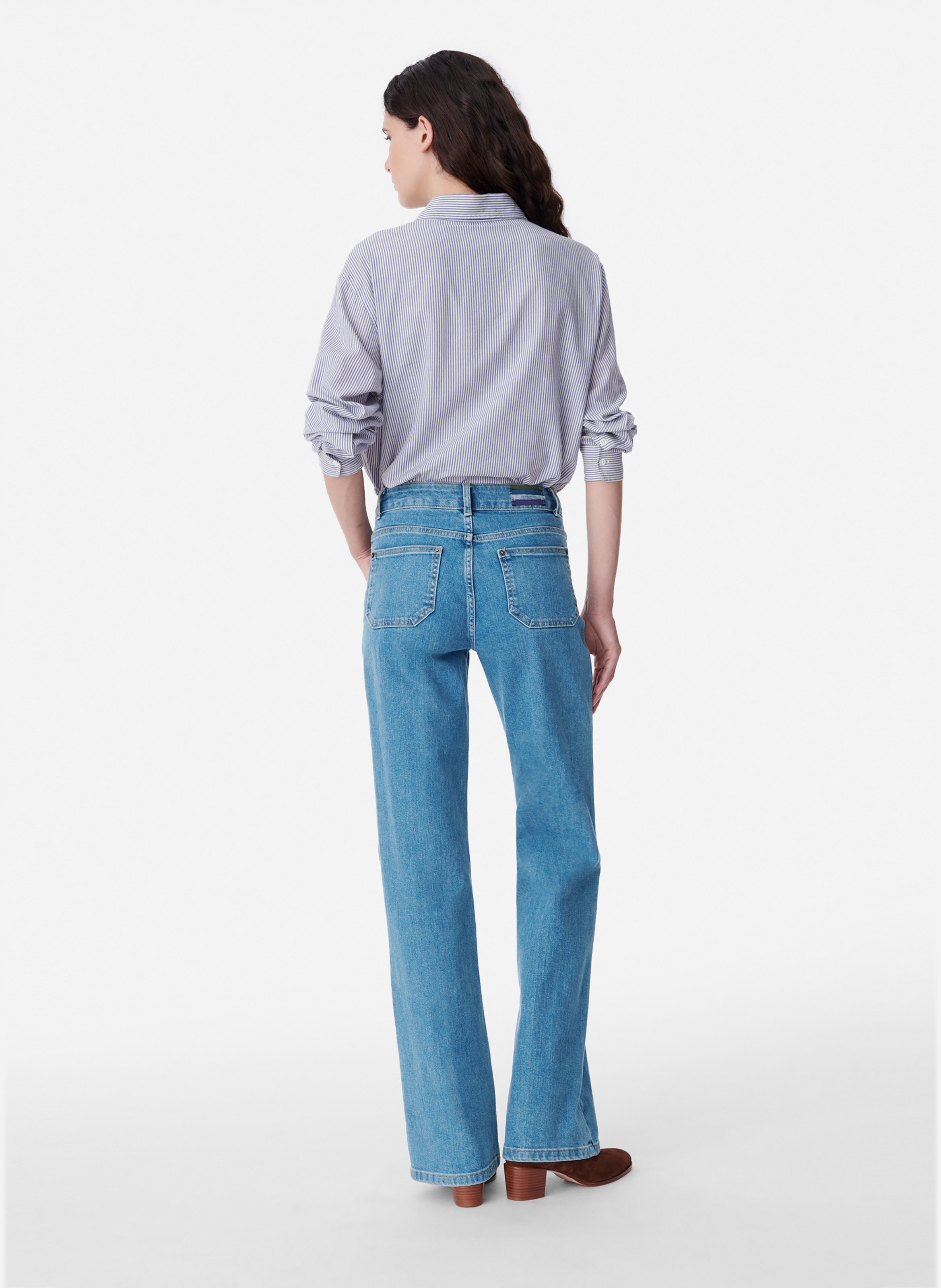 Jean Flare Dompay VANESSA BRUNO Bleu