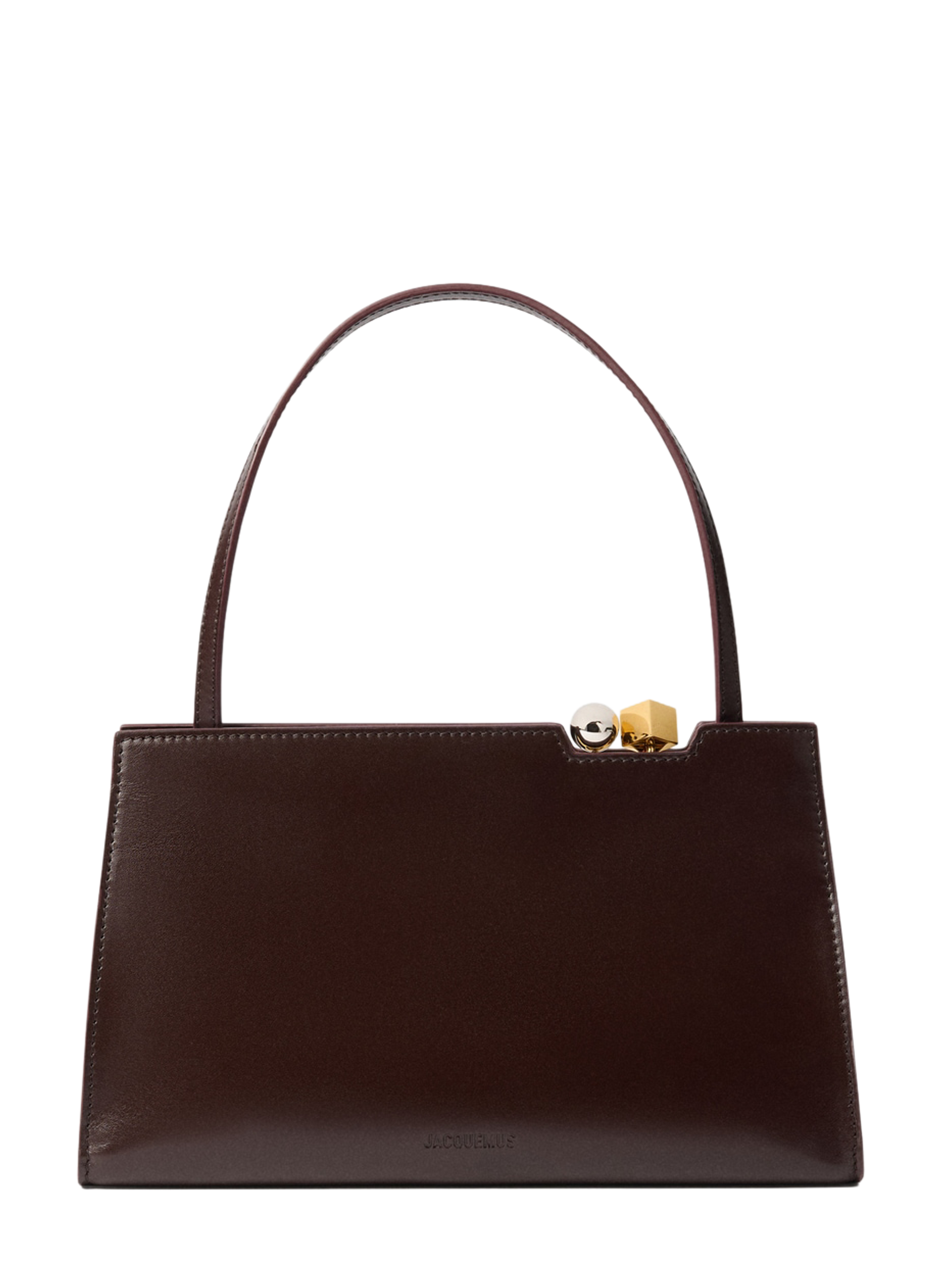 Le sac Salon en cuir de veau JACQUEMUS Rouge