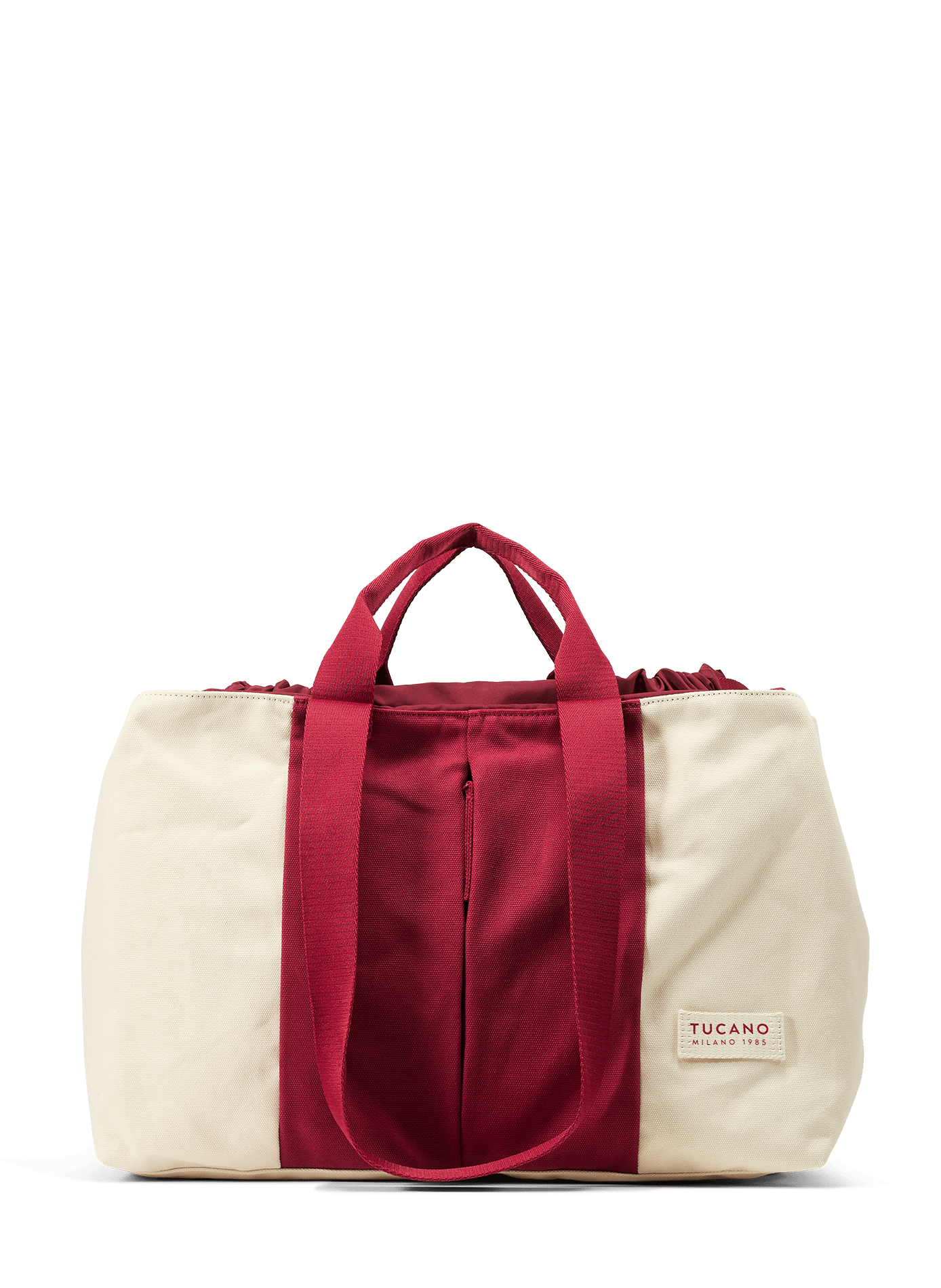 Sac à main en toile et coton TUCANO Rouge