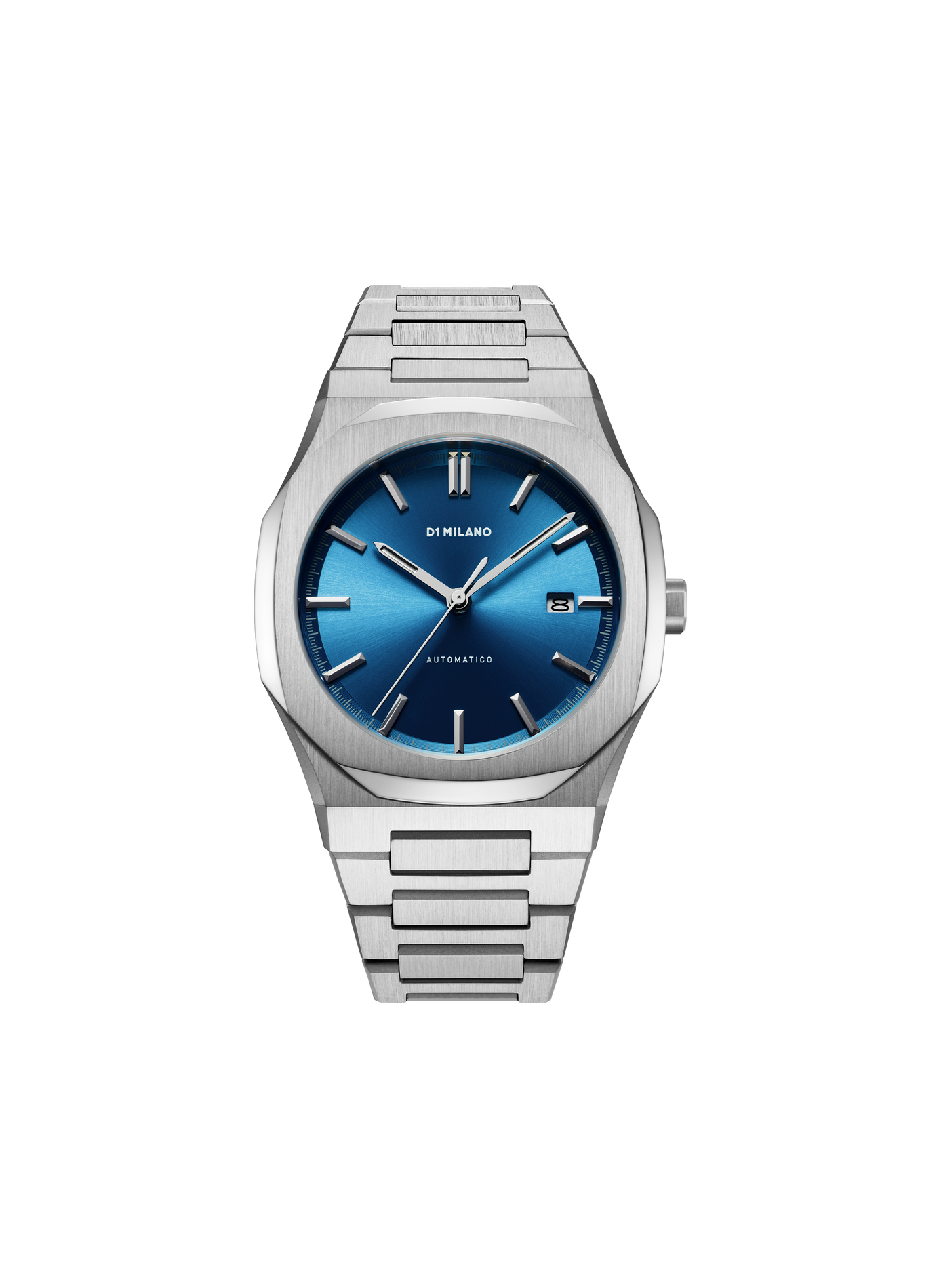 Montre Blue en acier inoxydable D1 MILANO Argent