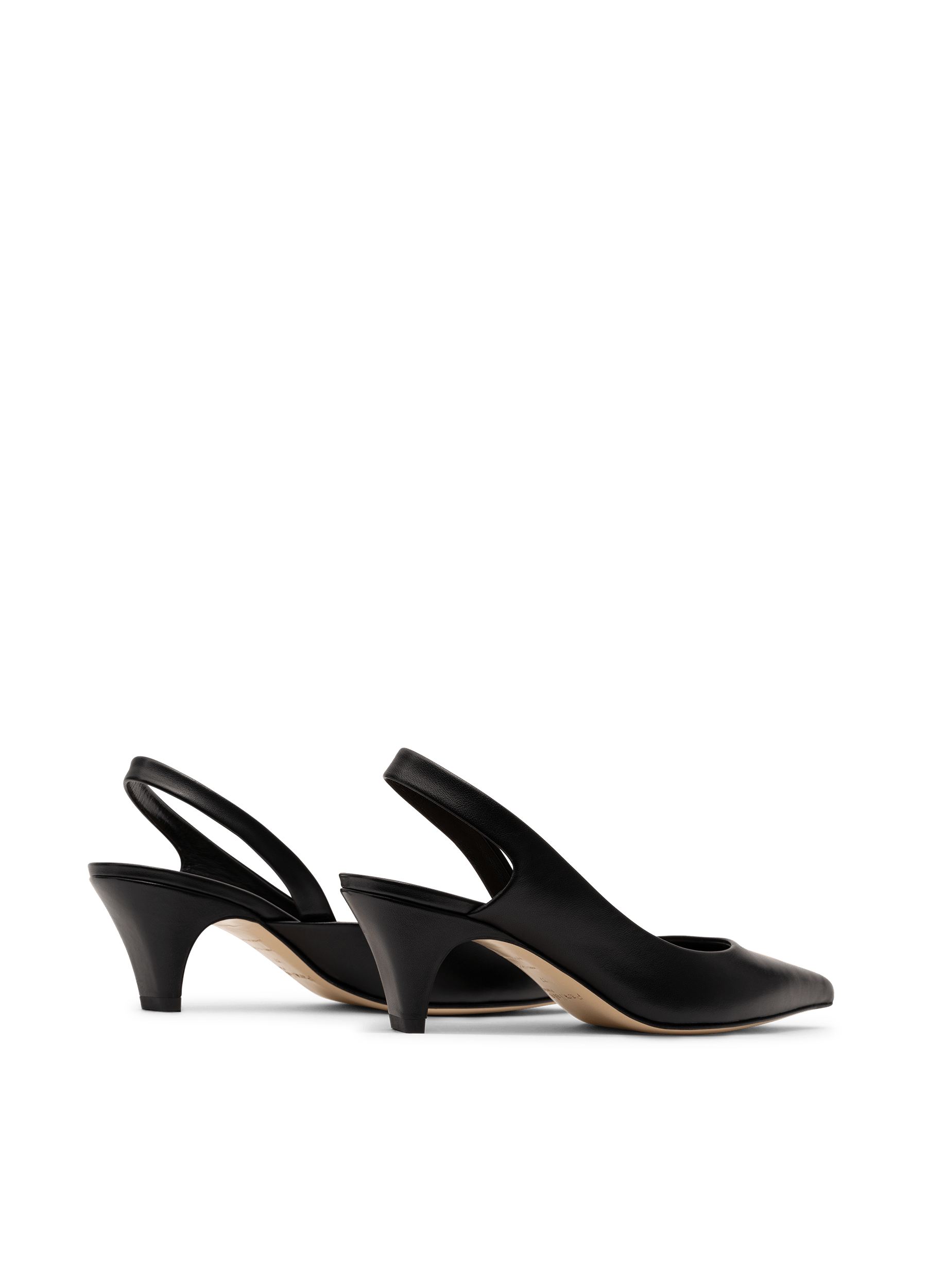 Sling back jadea en nappa PARALLELE Noir