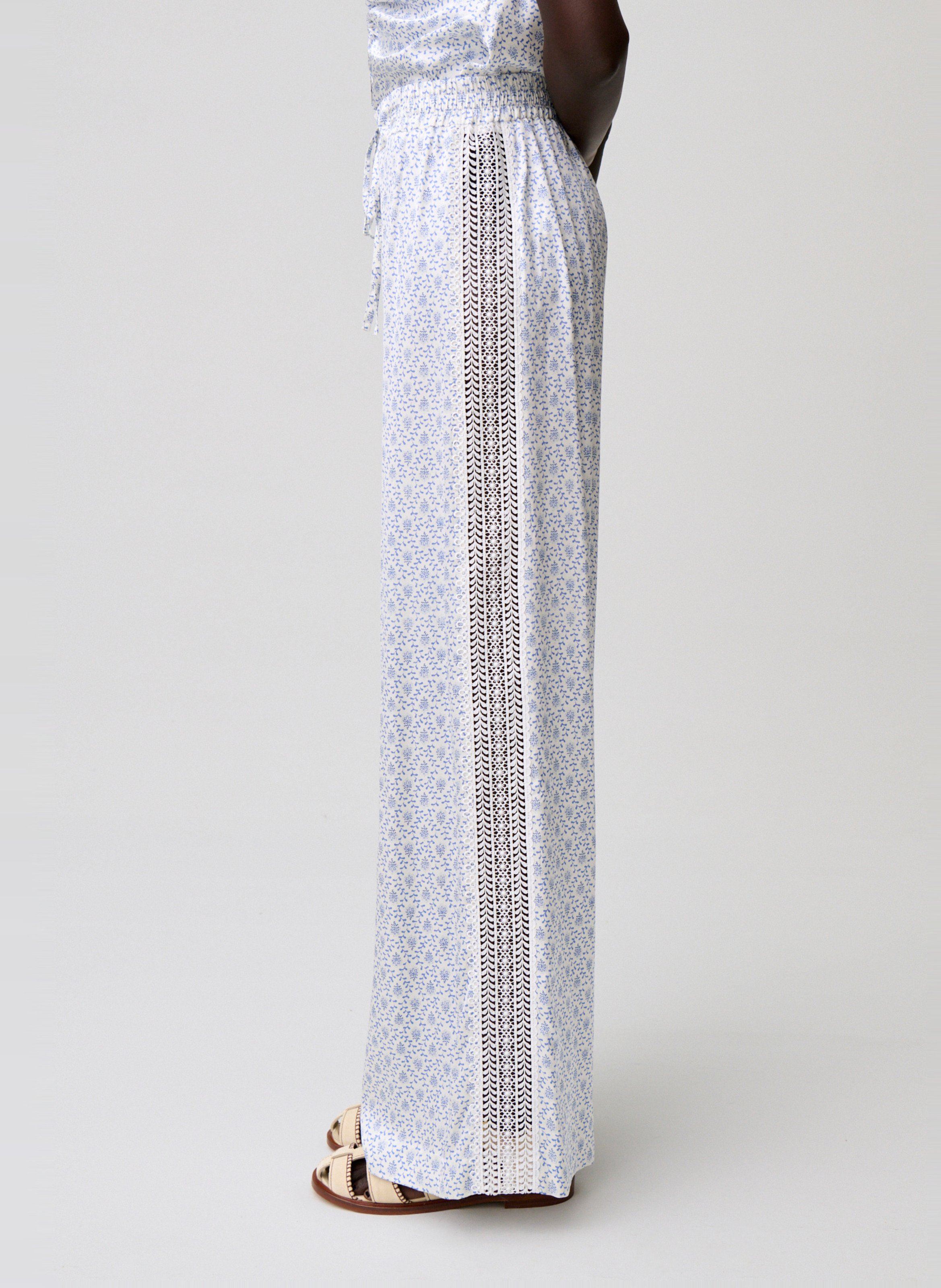 Pantalon large CLAUDIE PIERLOT Multicolore