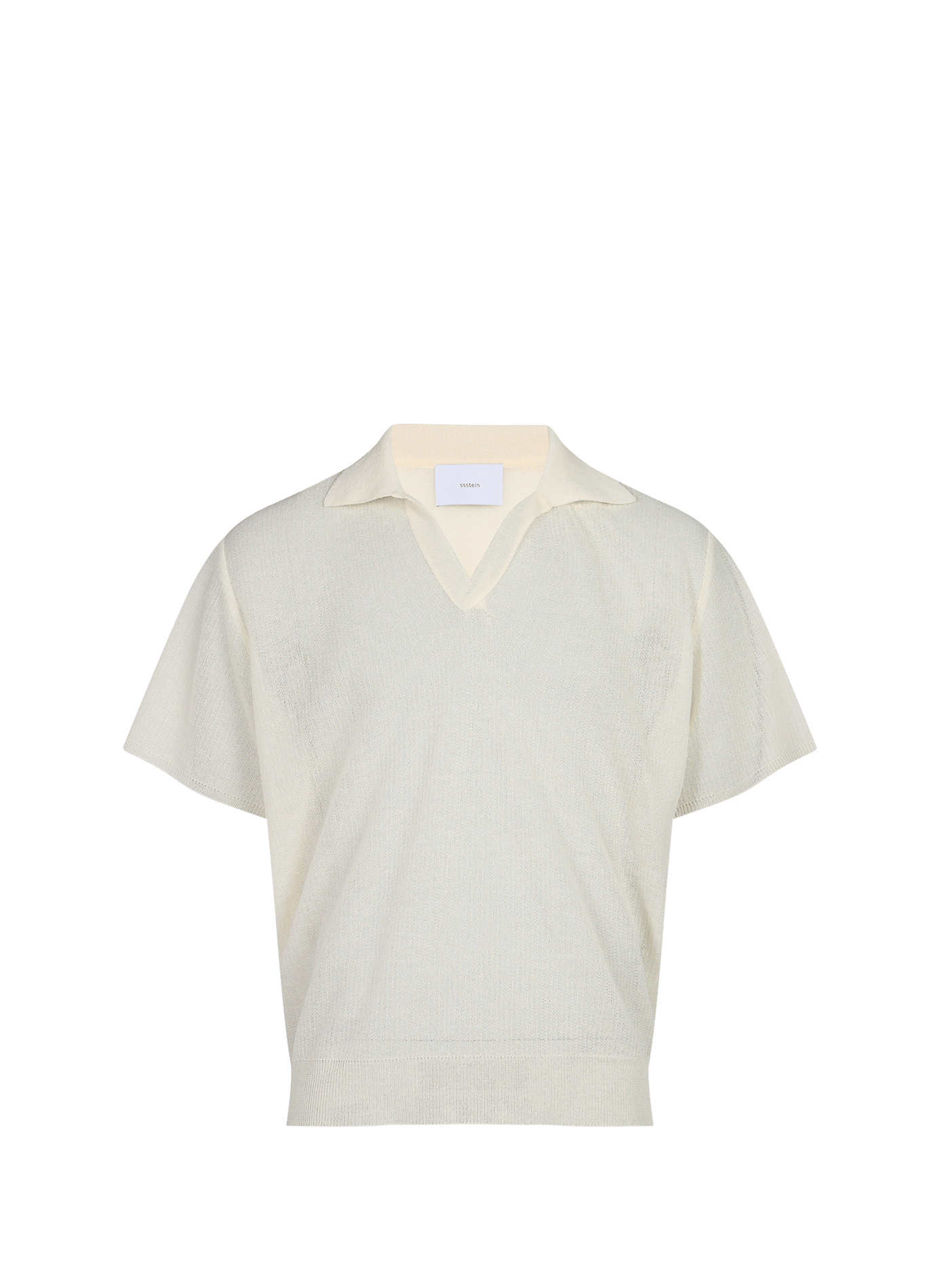 T-shirt en maille ample transparent  SSSTEIN White