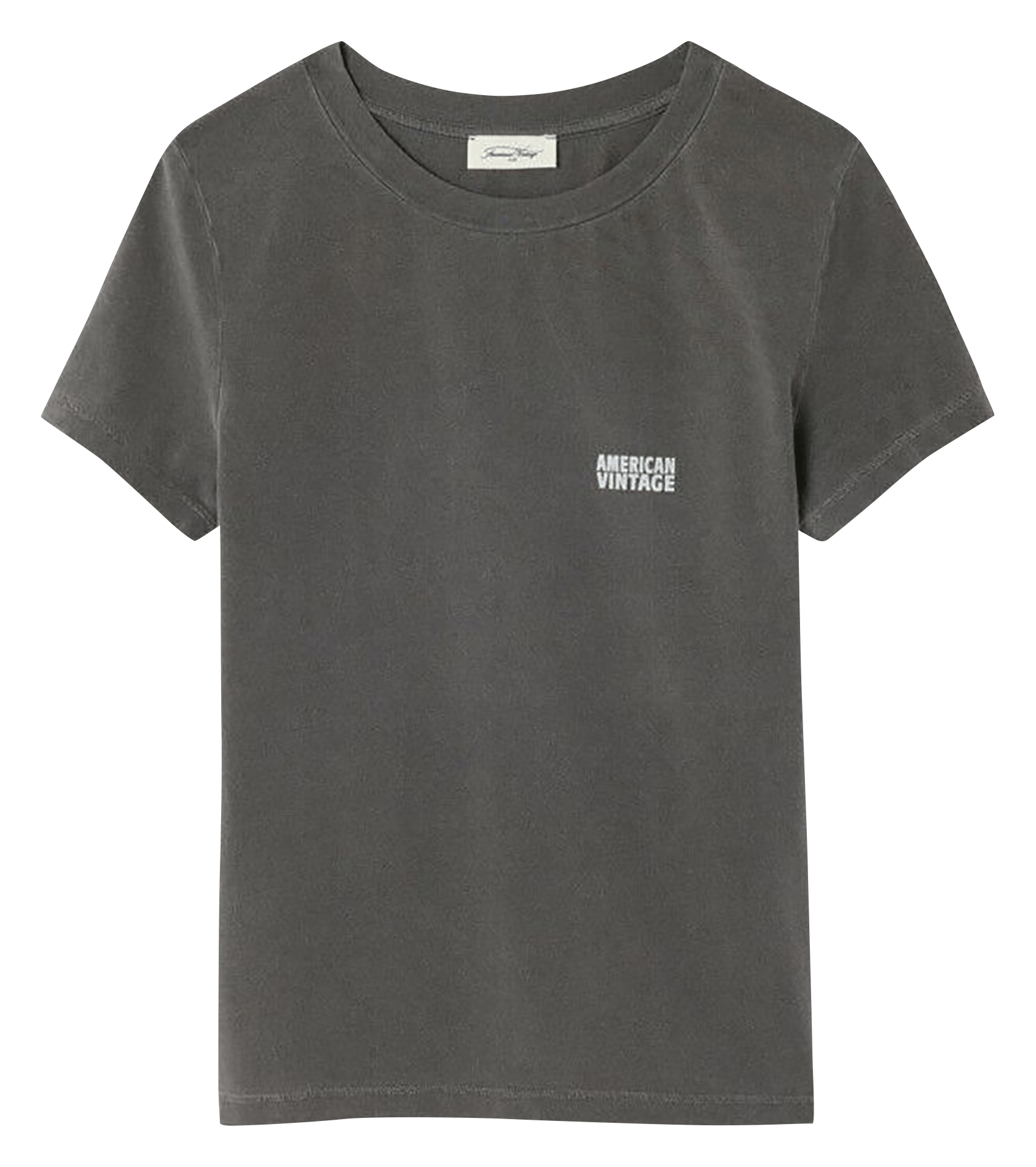 T-shirt ajusté en coton mélangé pymaz AMERICAN VINTAGE Noir