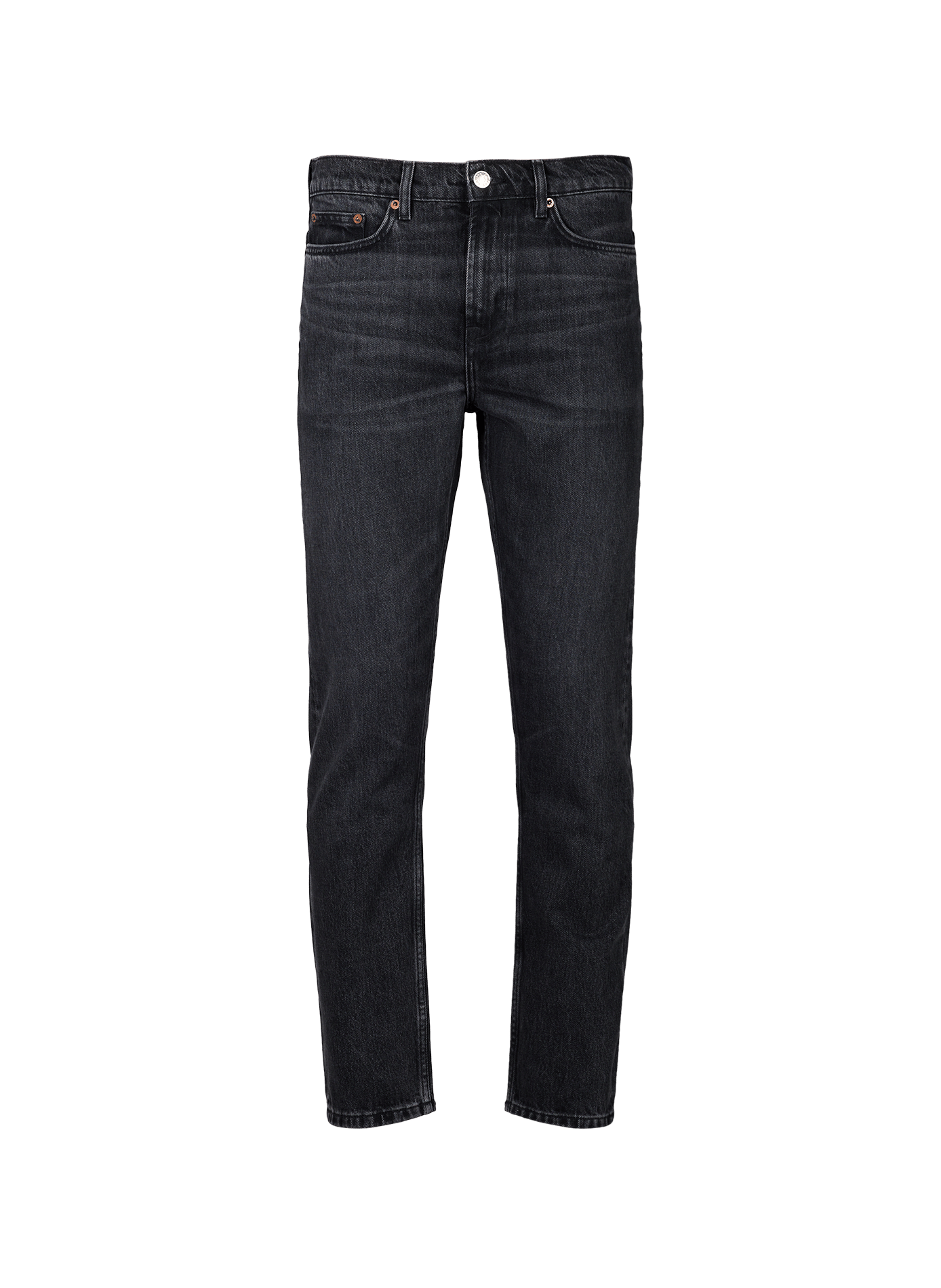 Solid straight-leg jeans SAMSOE SAMSOE Black