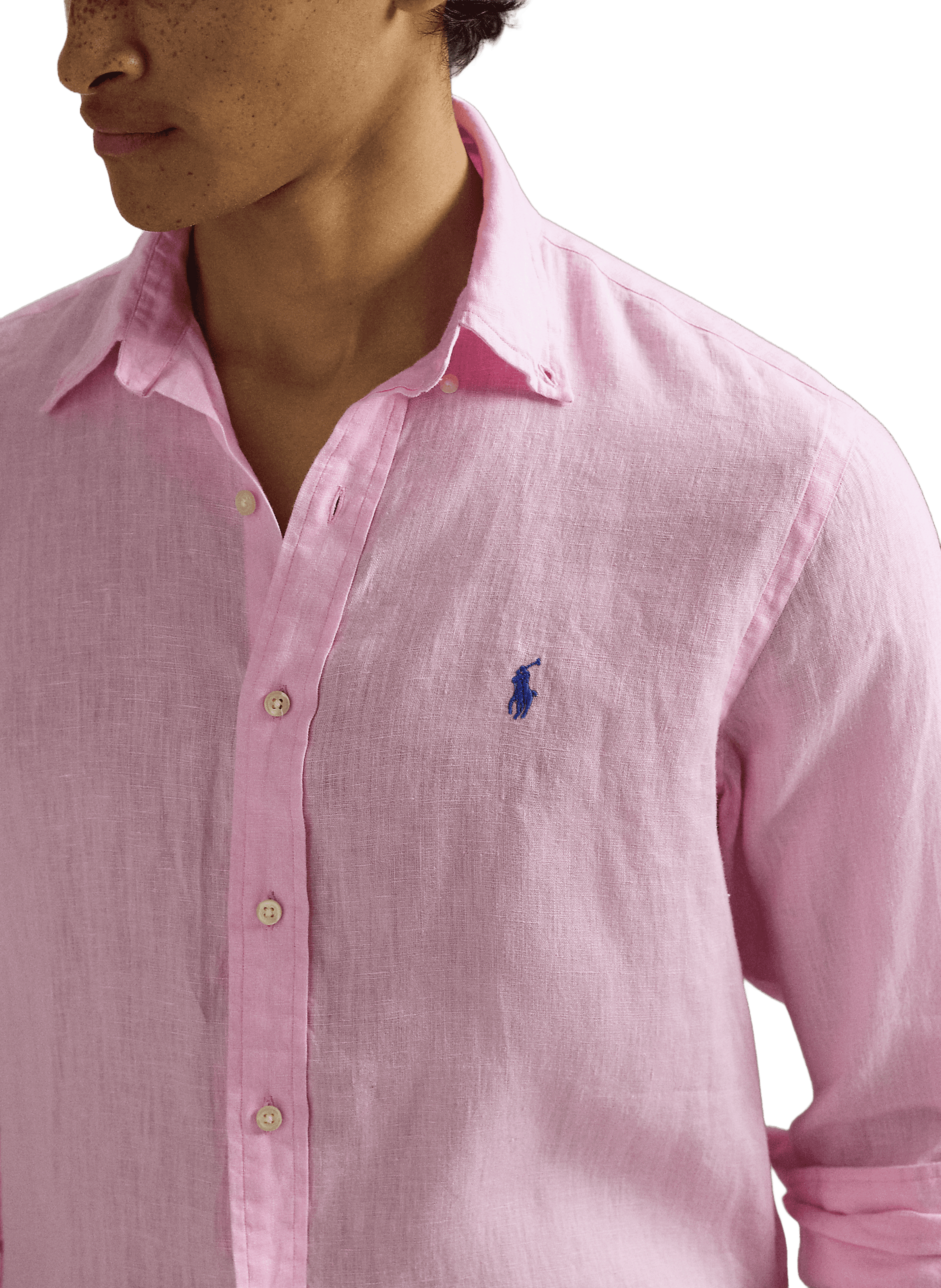 Linen shirt POLO RALPH LAUREN Pink