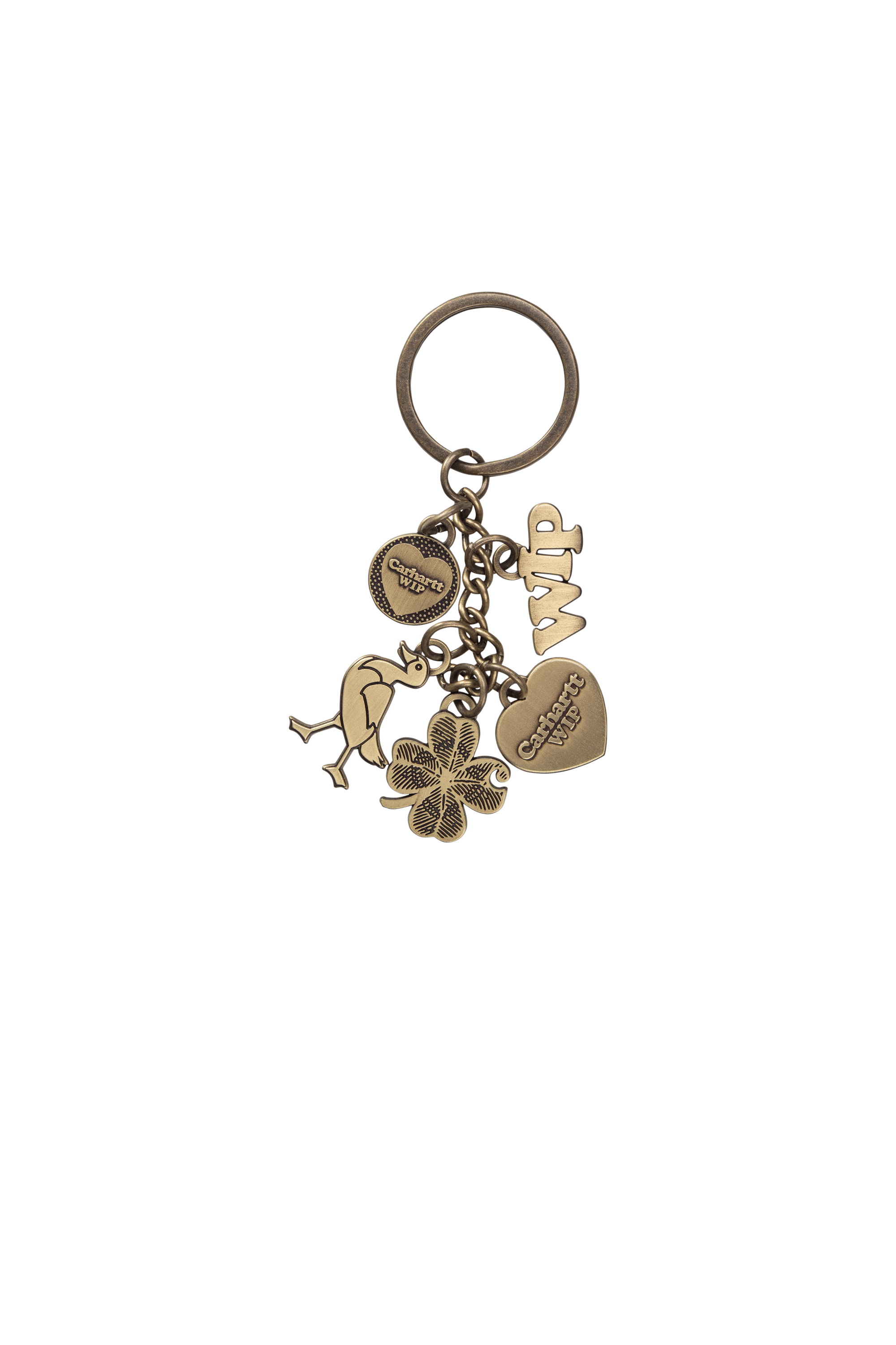 Porte-clés charms keychain CARHARTT WIP Doré