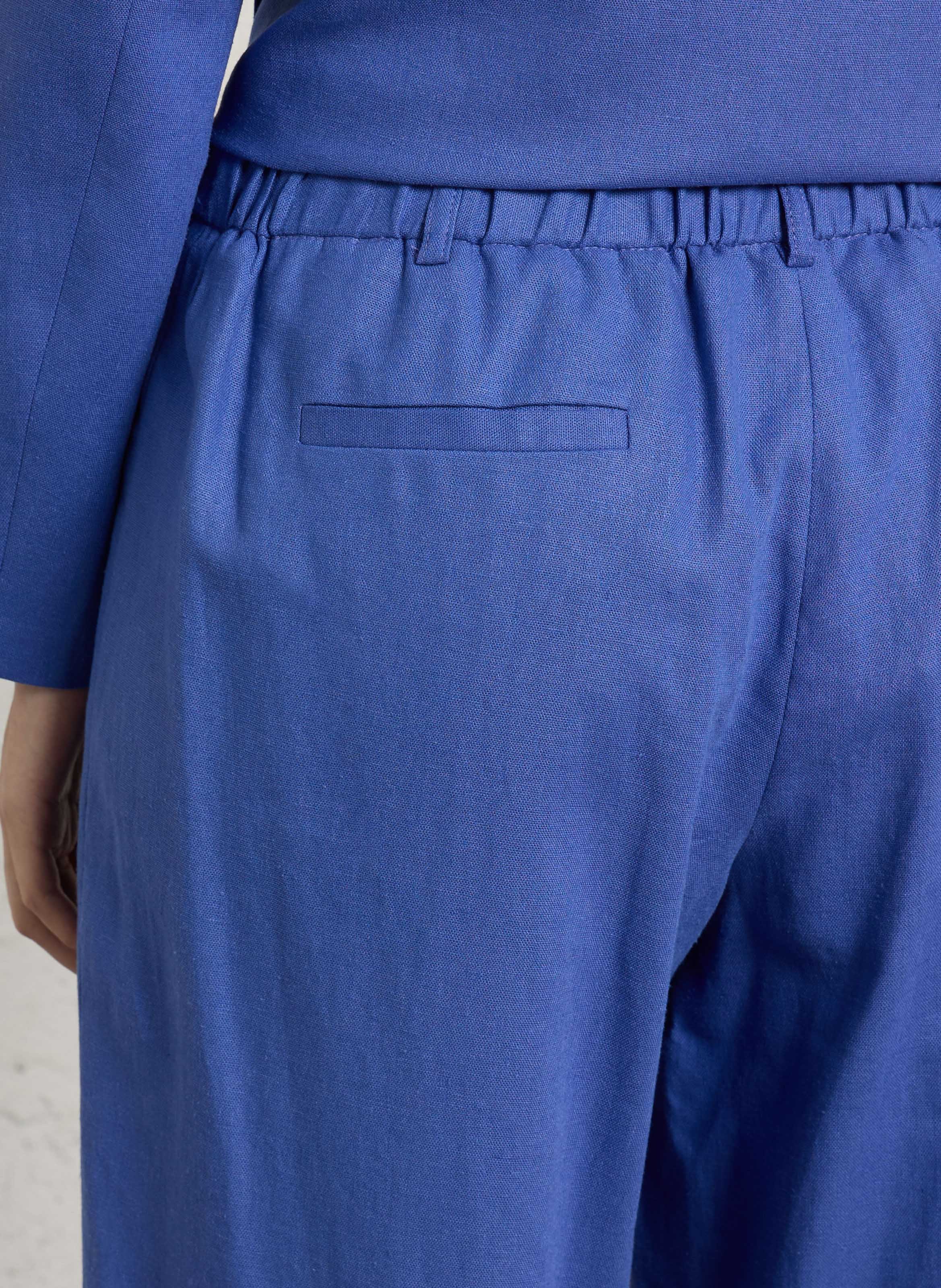 Pantalon droit en lin mélangé tamina MAISON 123 Violet
