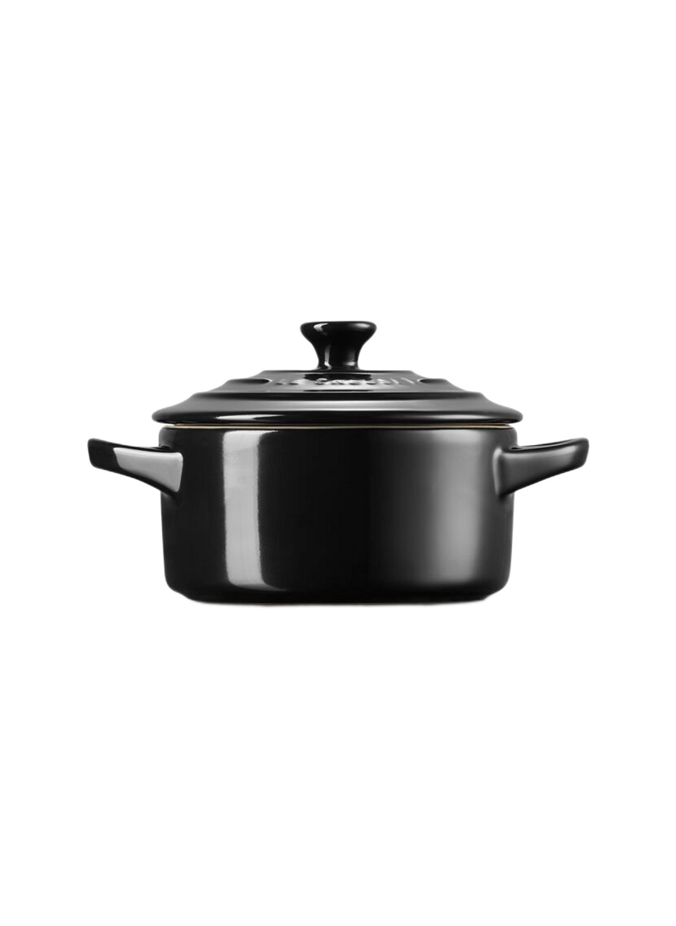 Mini-Kochtopf aus Keramik LE CREUSET Schwarz