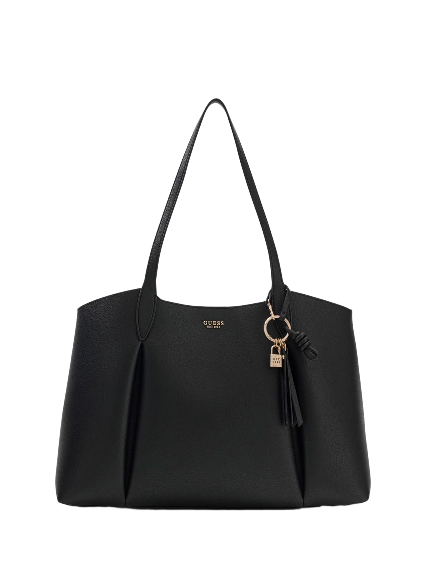 Sac avec pochette grainés Melody GUESS Noir