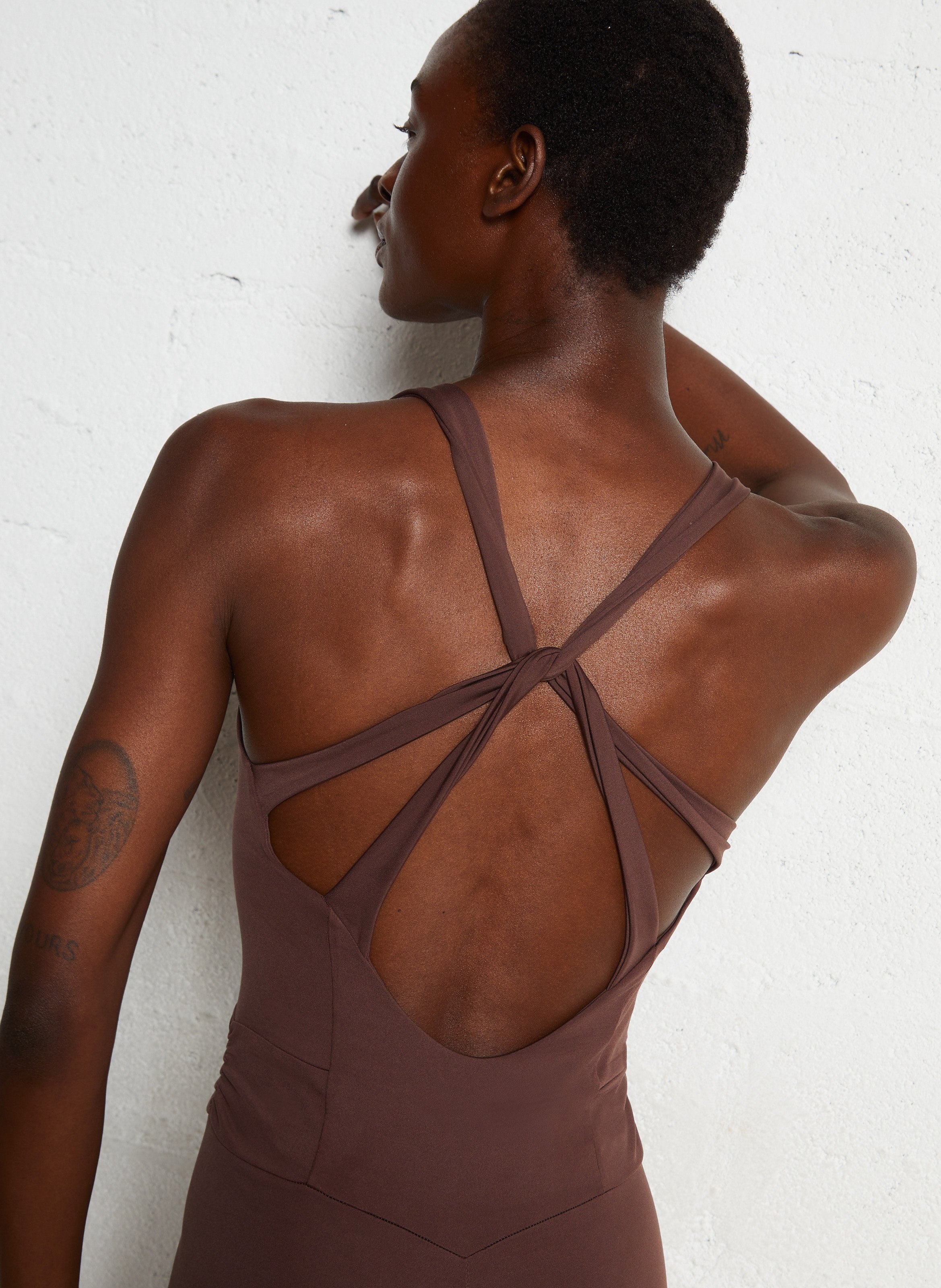 Aansluitende jumpsuit Ginna BA&SH Bruin