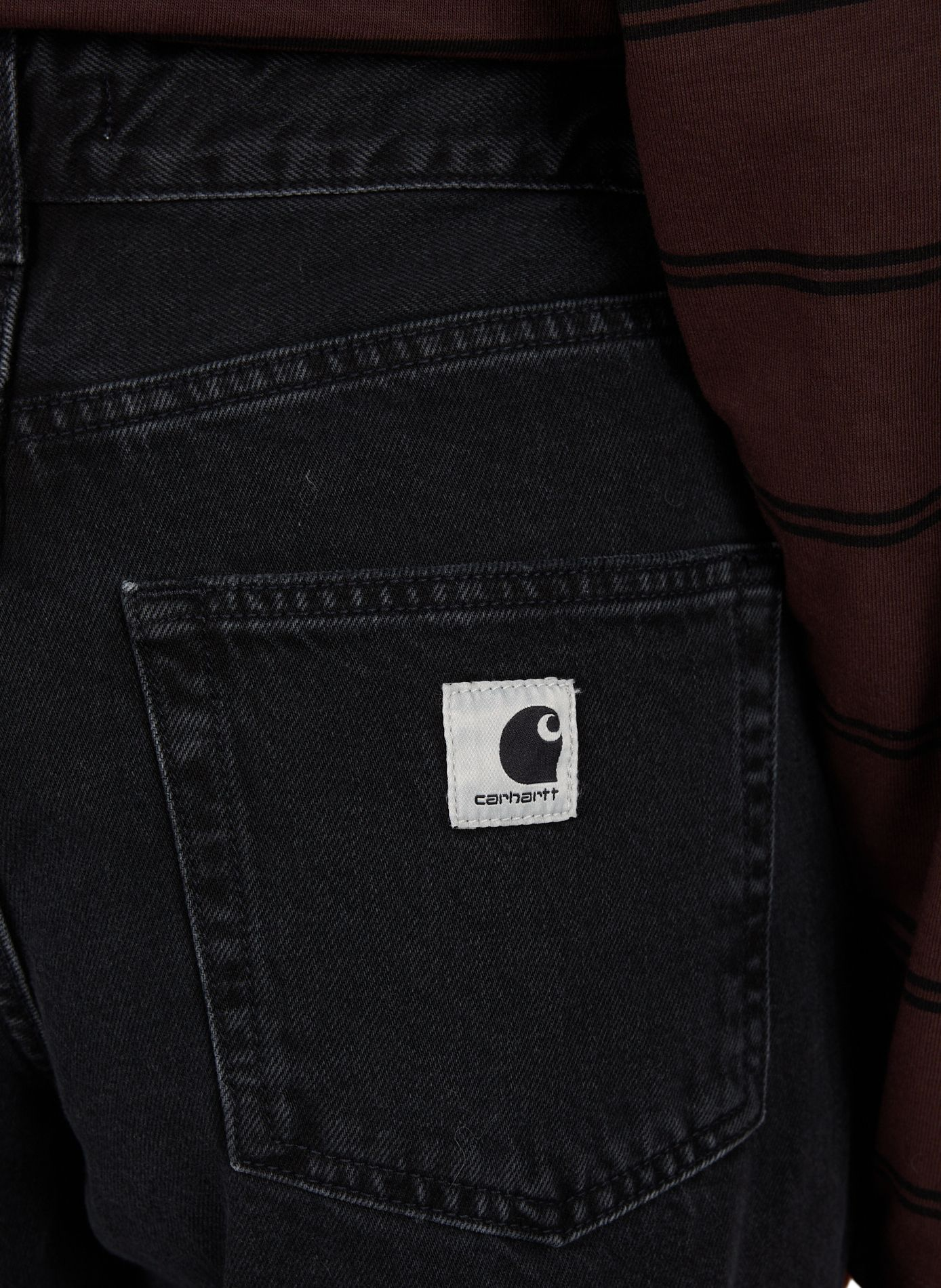 Weite gerade geschnittene Jeans CARHARTT WIP Blau