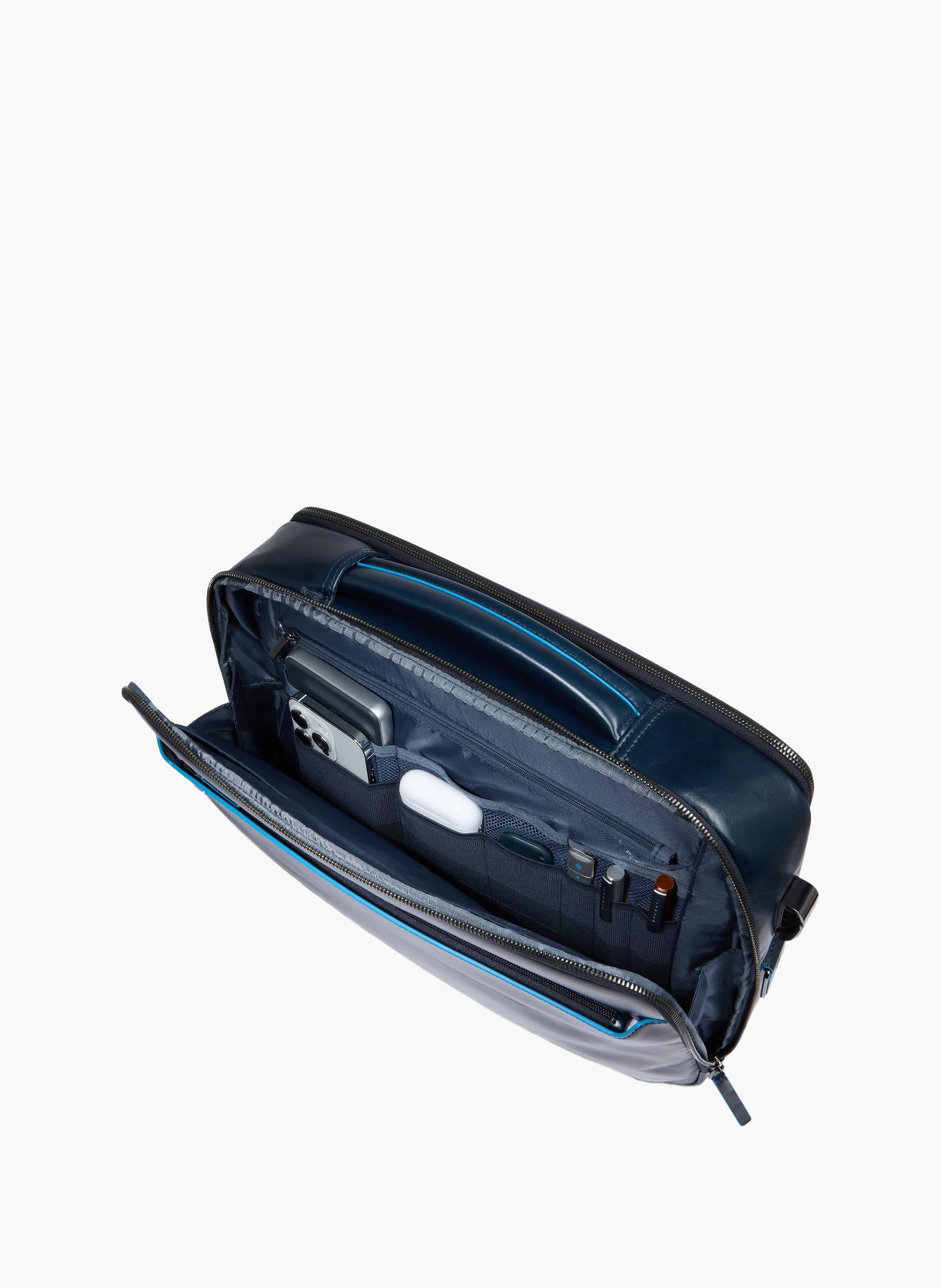 Sac à ordinateur 15,6" personnalisable PIQUADRO Bleu