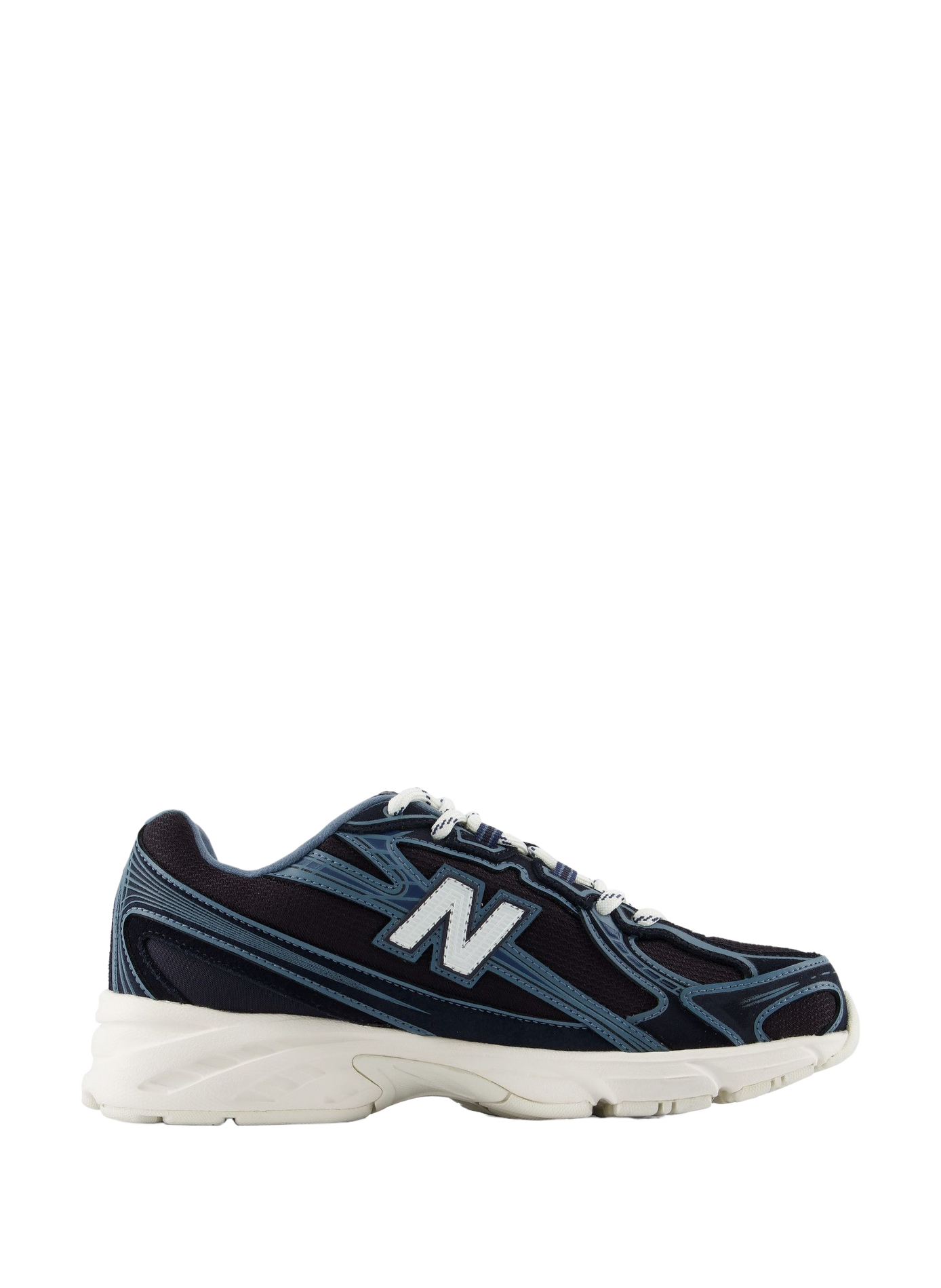 Low-top sneakers 740 in mixed leather NEW BALANCE Blue
