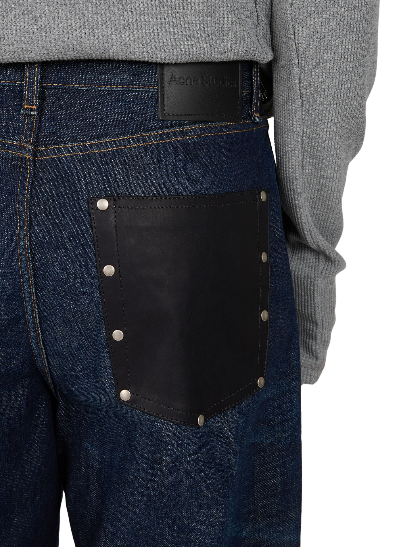 Weite Baumwolljeans 1981 ACNE STUDIOS Blau