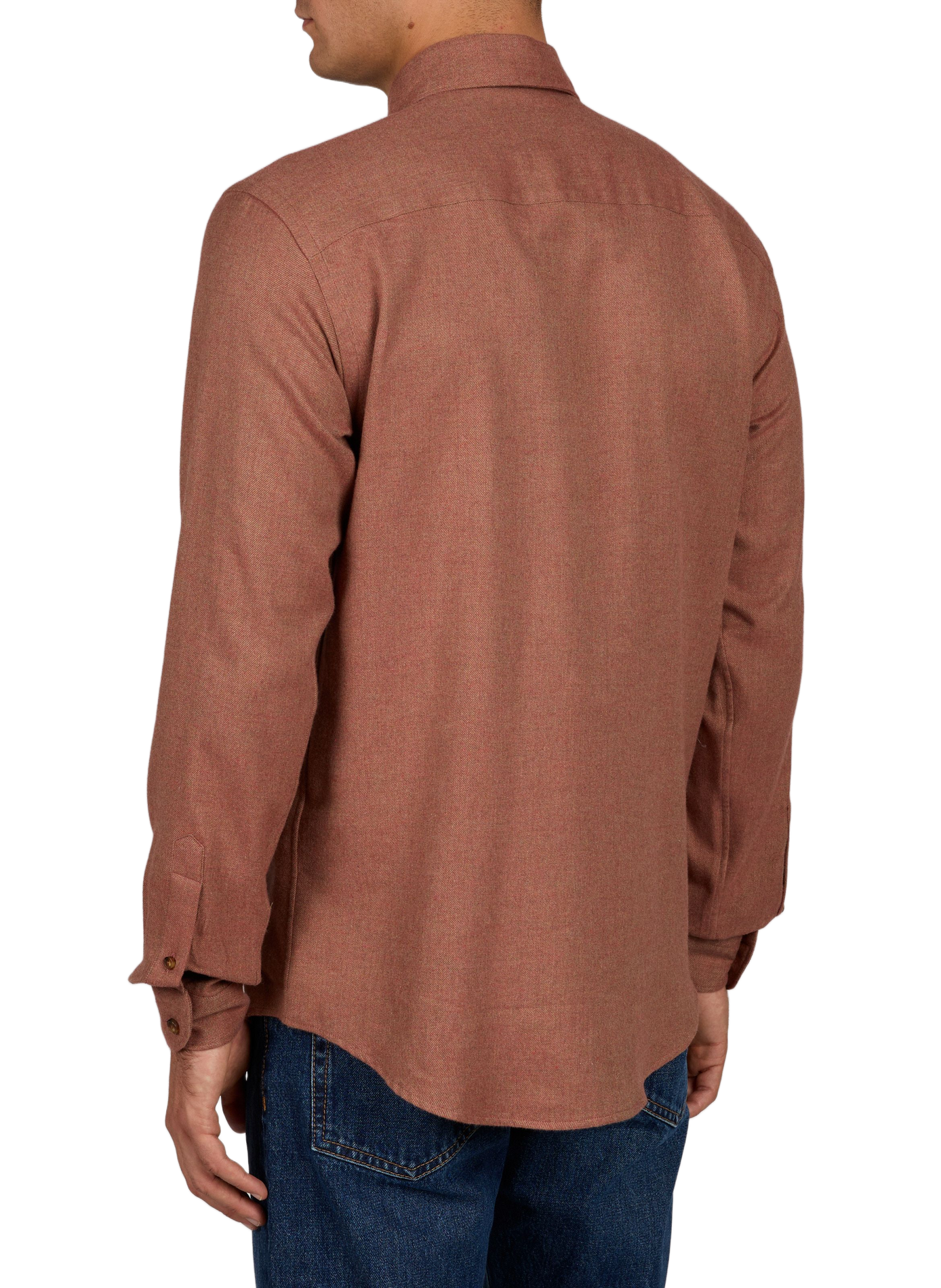 Straight cotton shirt ETON Orange