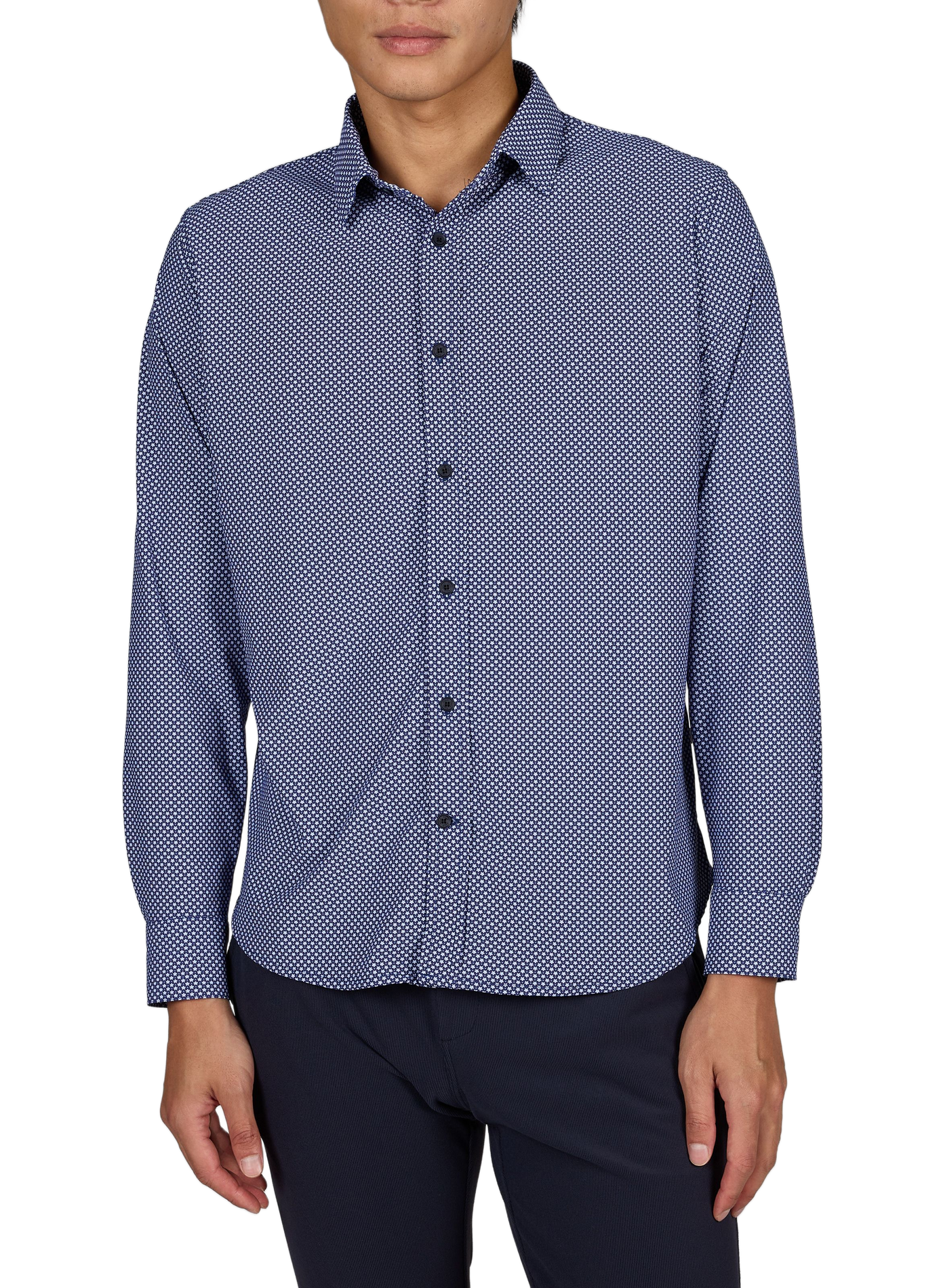 Rechte gestreepte blouse van Jean Murcie 1789 CALA Blauw