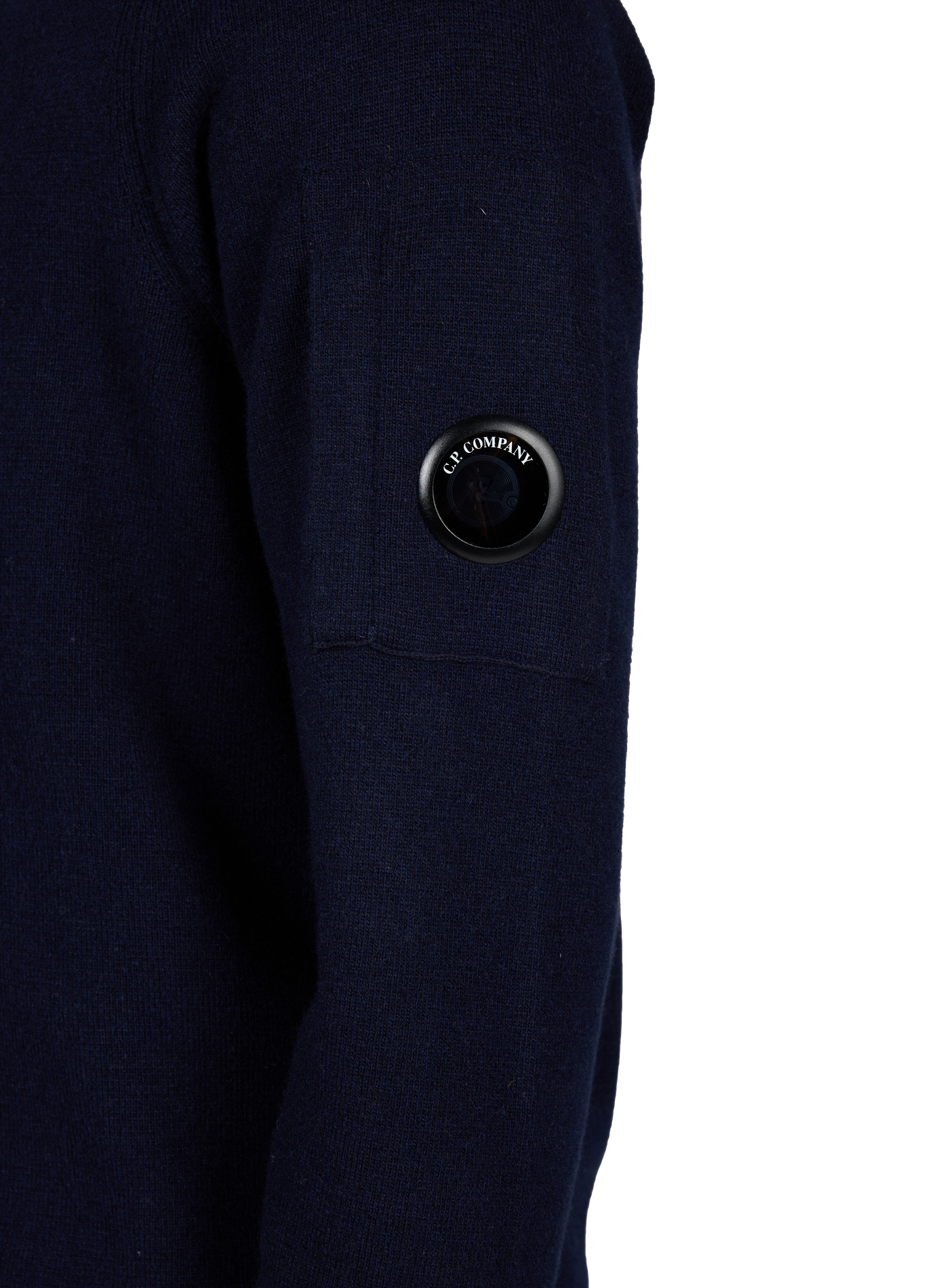 Kapuzenpullover aus Wollmischung CP COMPANY Blau