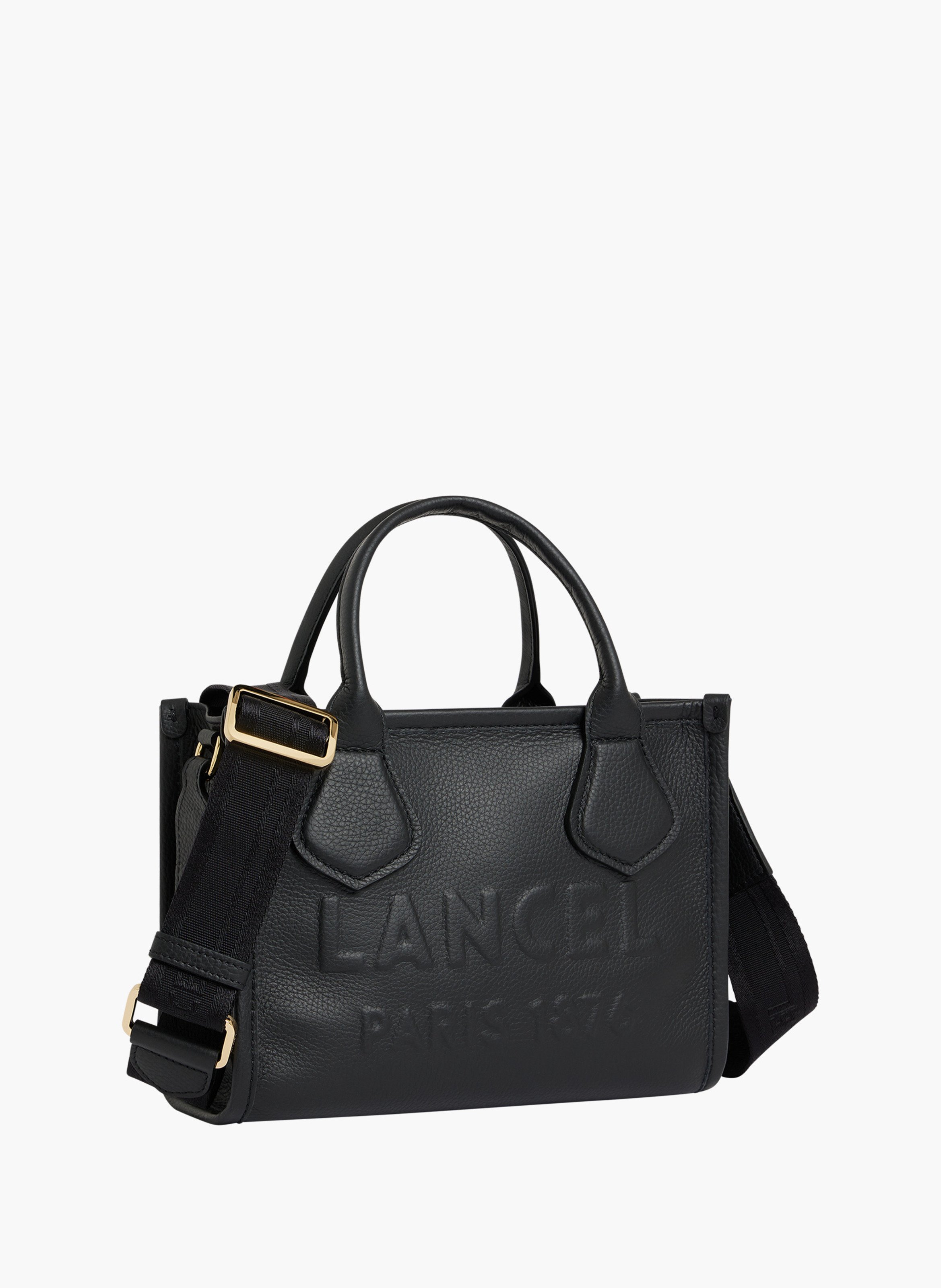 Ritstas Shopper voor dagelijks gebruik van Lancel in leer LANCEL Zwart