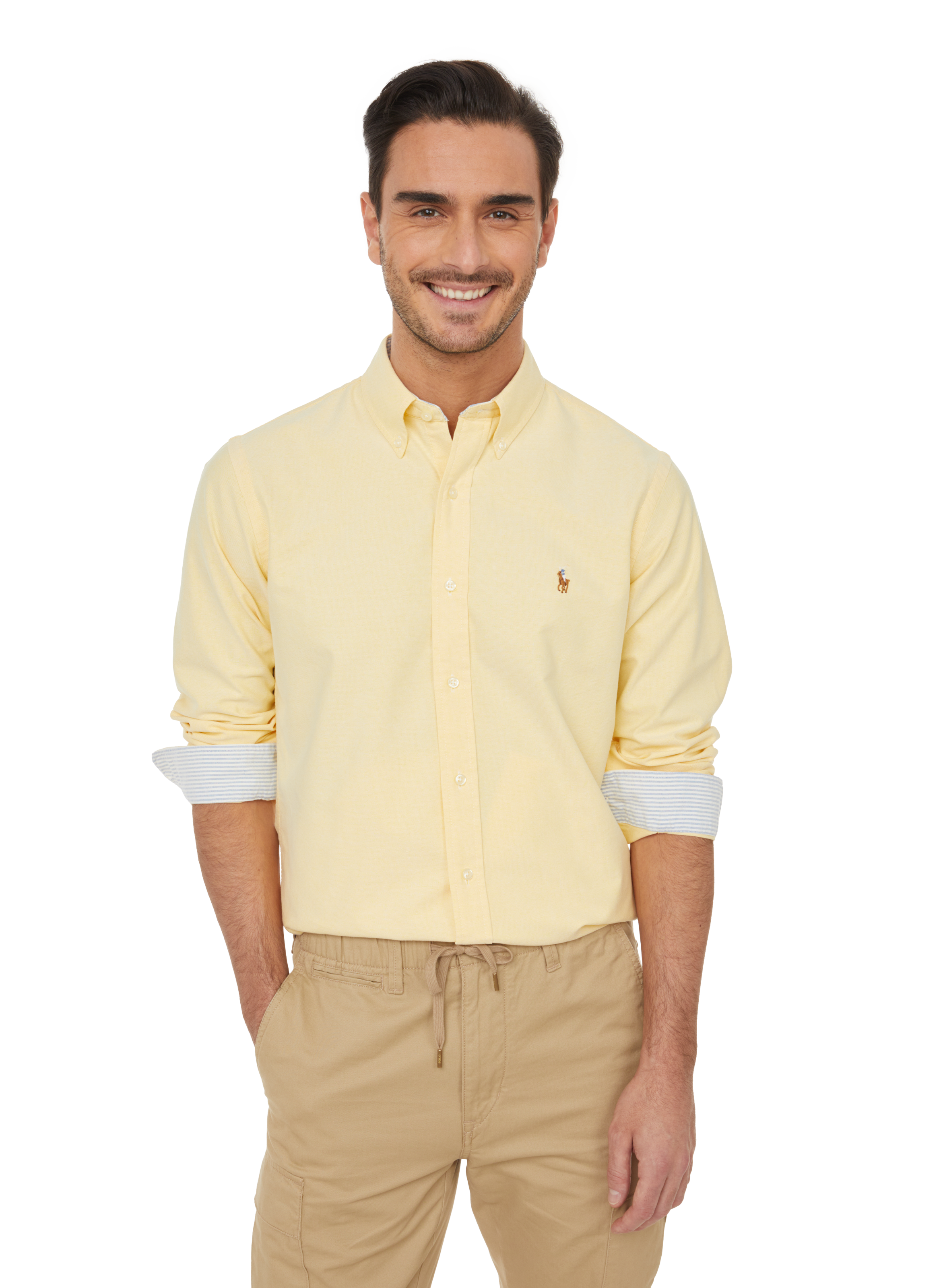 POLO RALPH LAUREN Chemise en coton Jaune