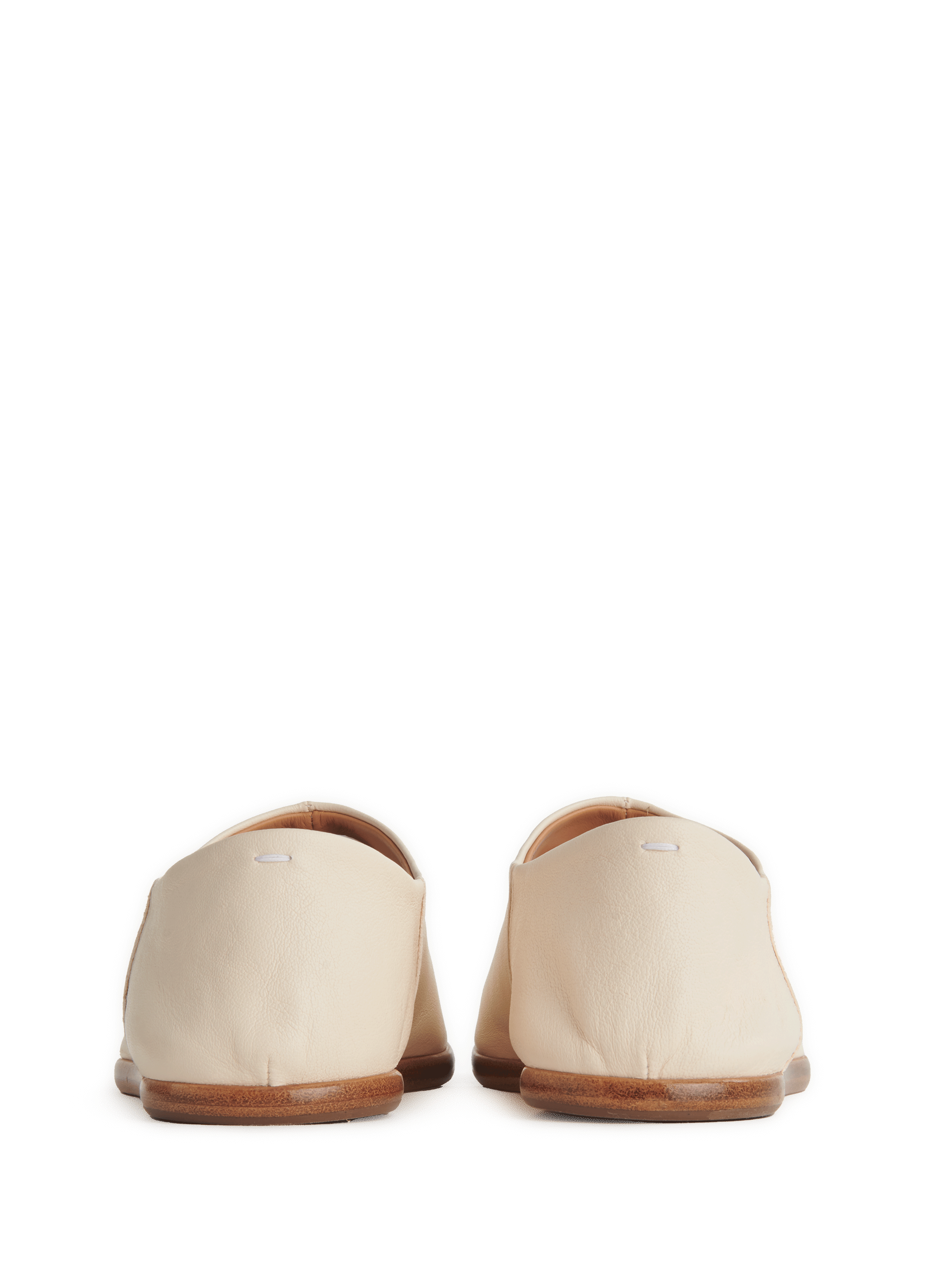 Tabi leather loafers  MAISON MARGIELA Beige