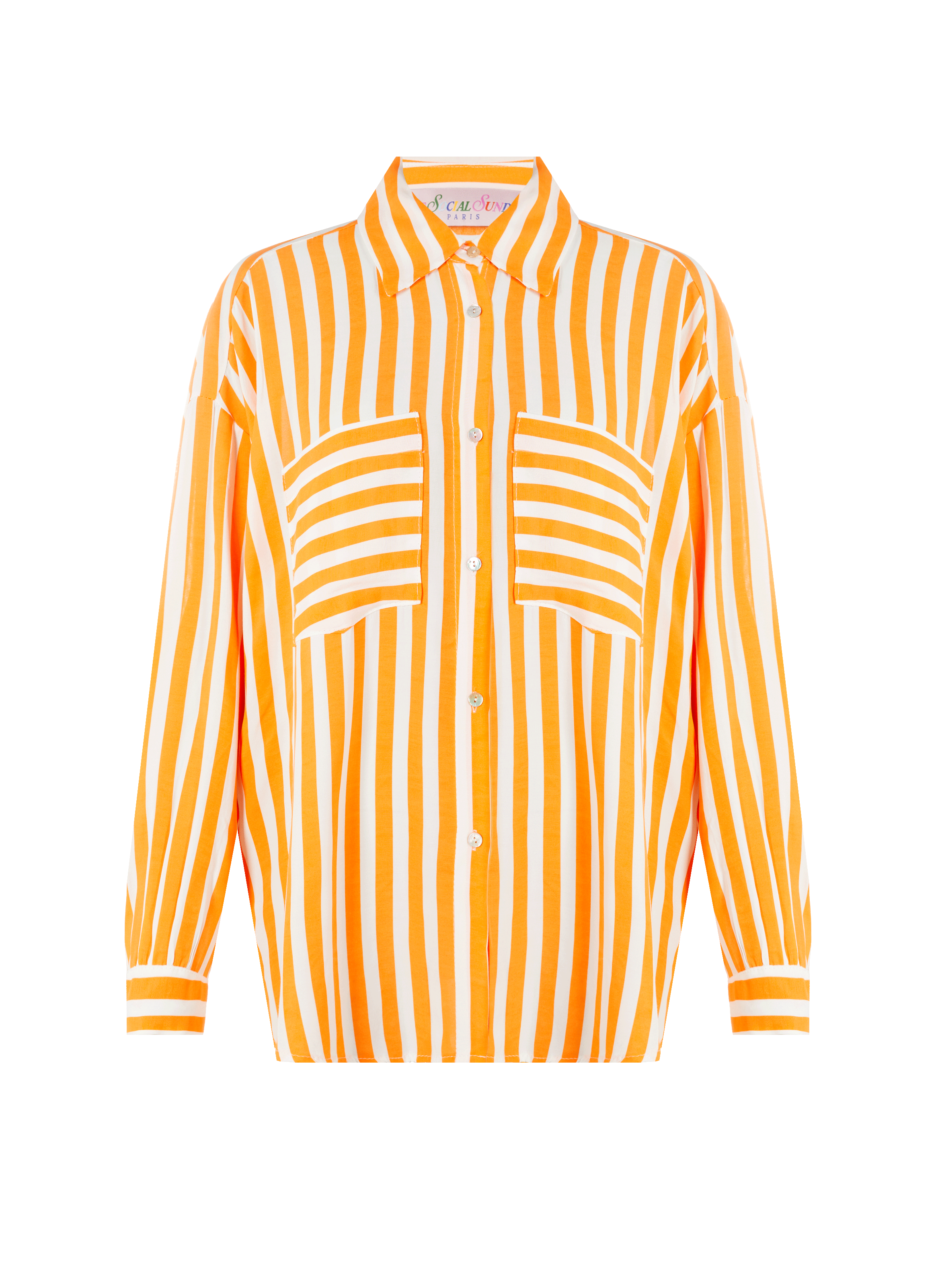 Chemise ample à rayures