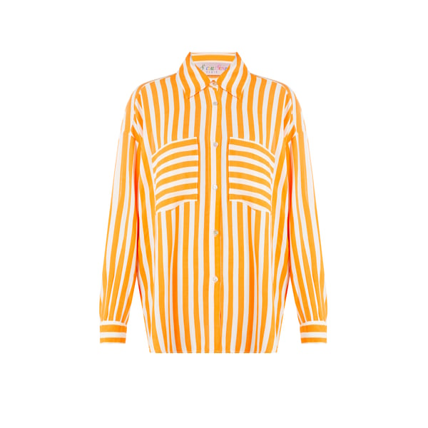 Chemise ample à rayures