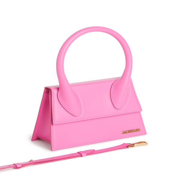Shop Jacquemus Le Grand Chiquito Leather Bag In Pink