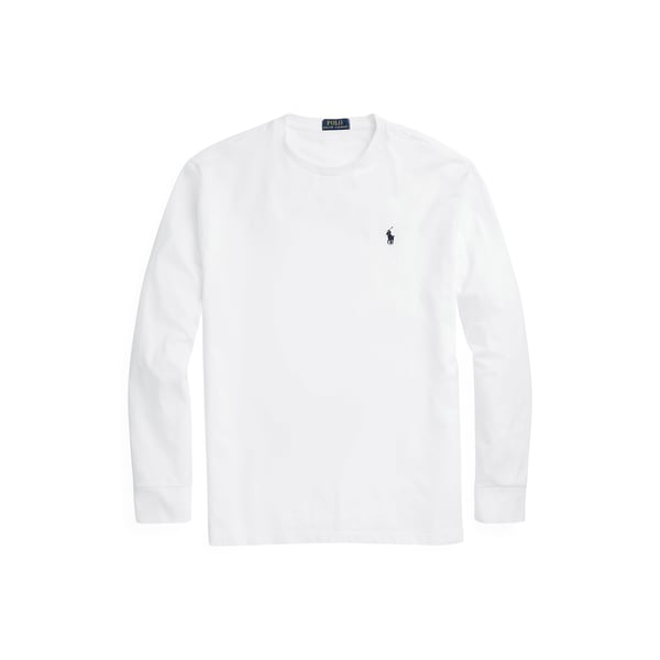 Polo manches longues en coton