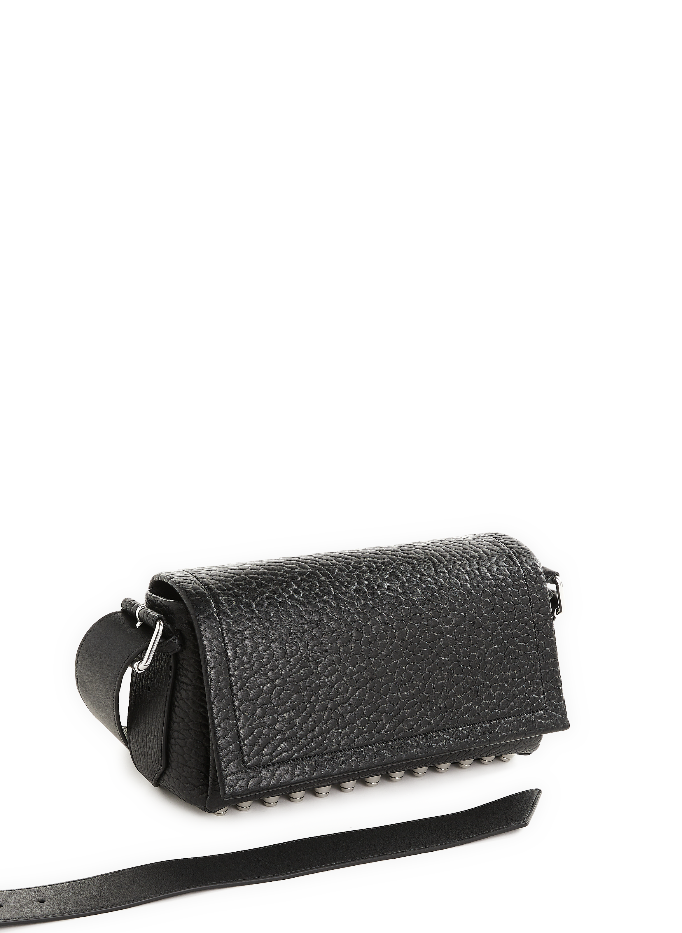 Sac à bandoulière en cuir ALEXANDER WANG Noir