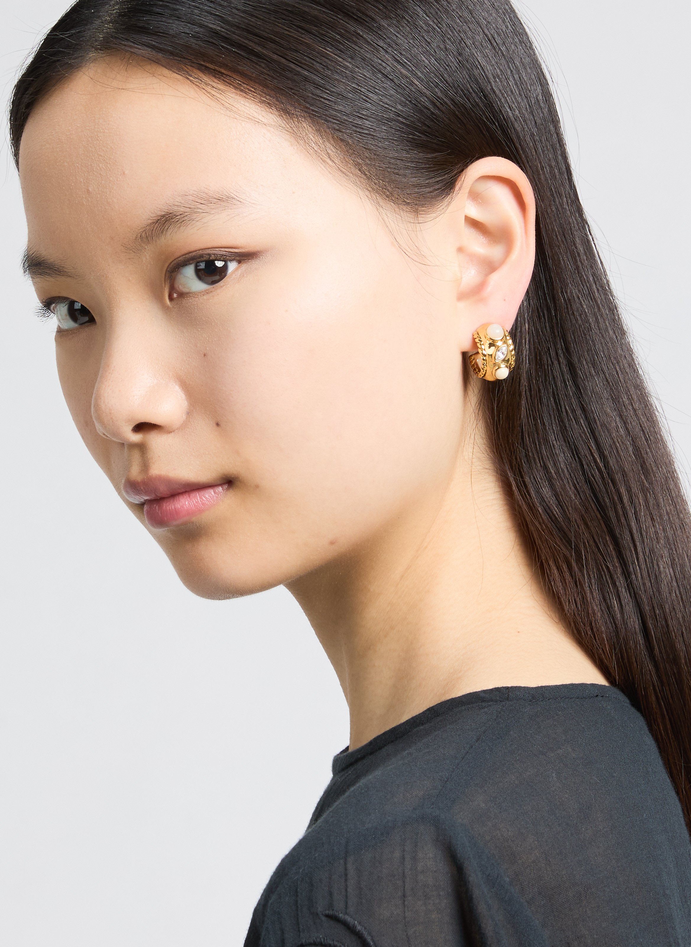 Boucles d'oreilles Douliou  AURELIE BIDERMANN Doré