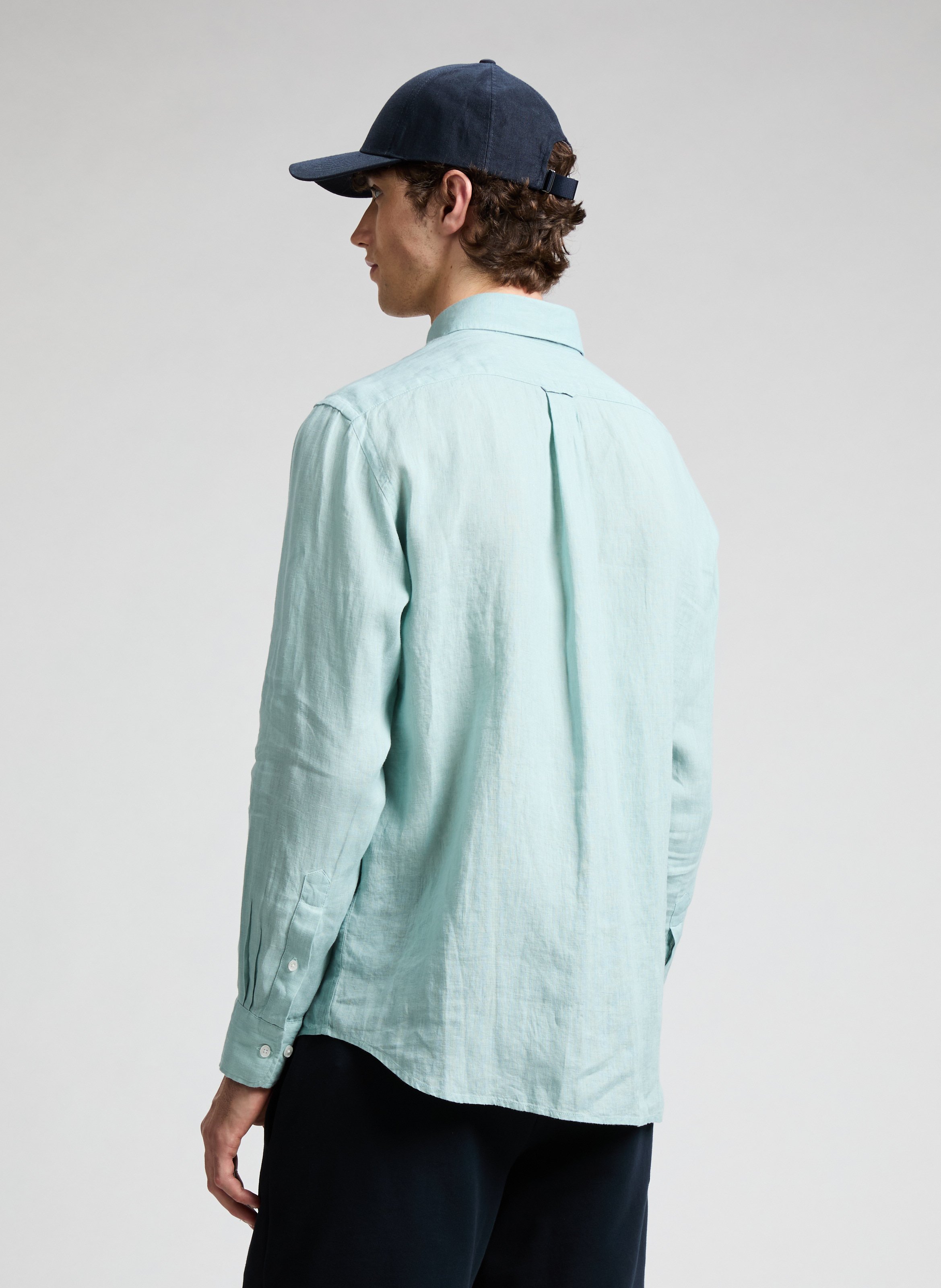 Casquette en lin VARSITY Bleu