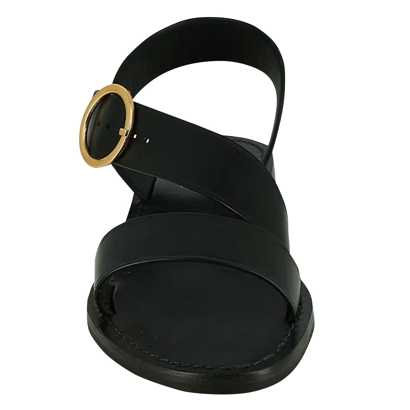 Sandales plates en cuir welbi JONAK Noir