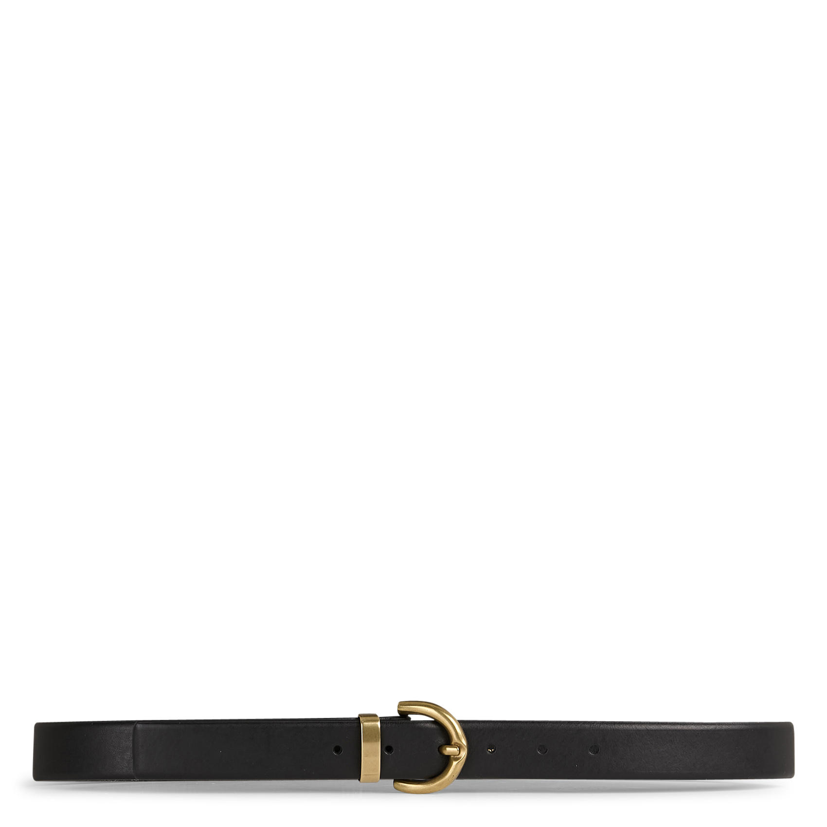 Ceinture en cuir victor  Noir