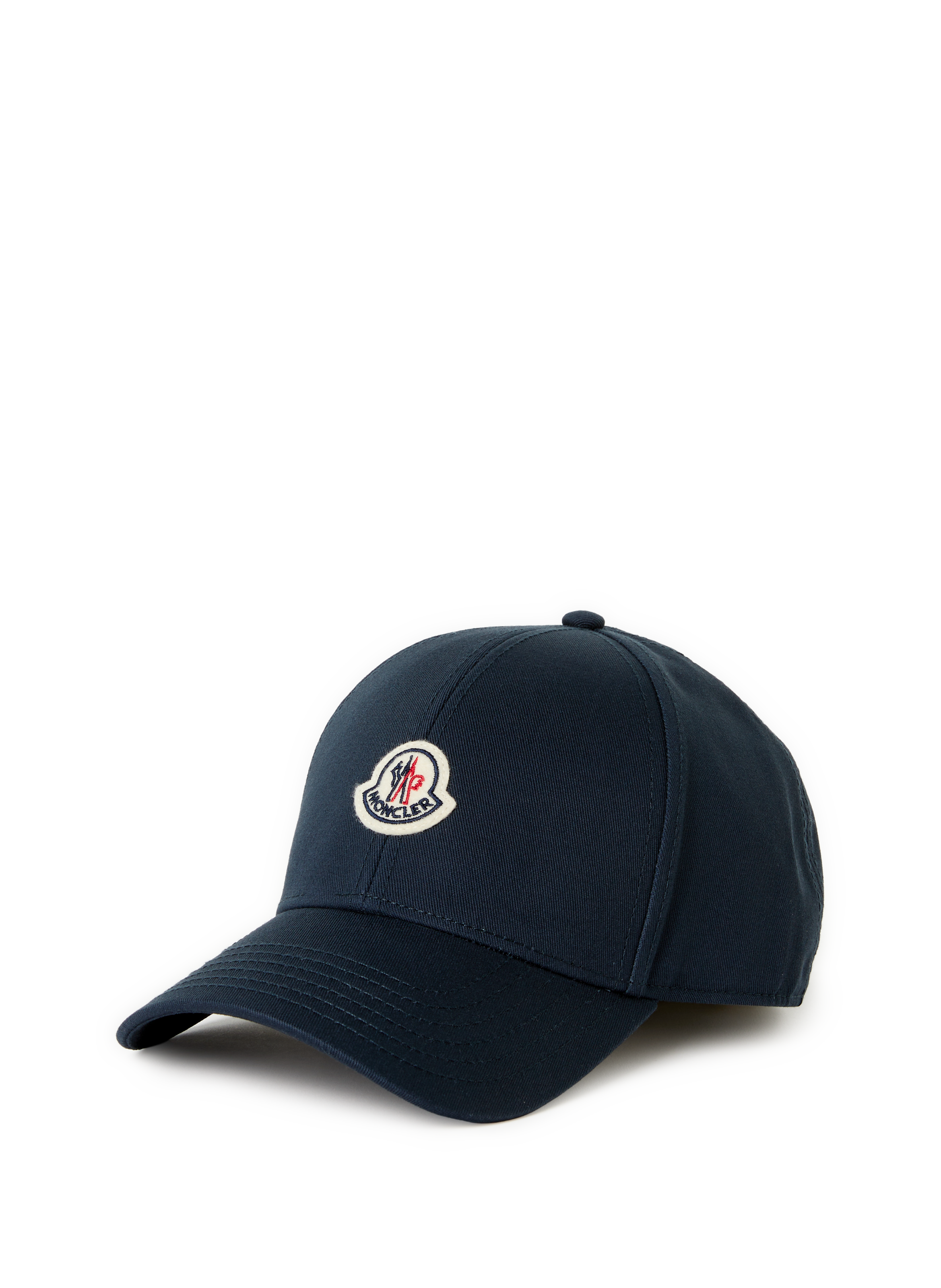 Cotton cap MONCLER Blue
